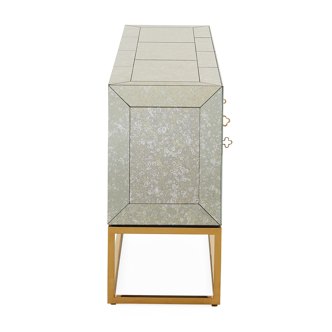 Delphine Credenza - Modern Wooden Sideboard with 3 Drawers & 2 Doors - Perfect for Living Room, Dining Room & Entryway Storage