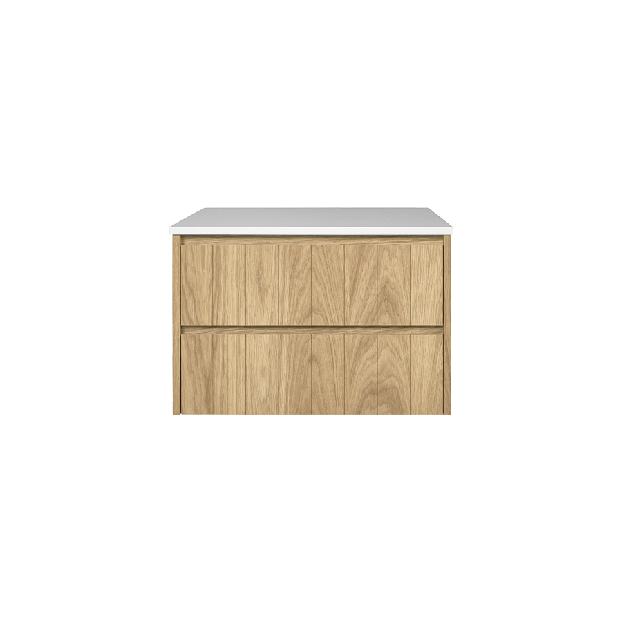 Premium Yarra Valley Vanity 750 - American Oak Light Veneer Bathroom Vanity with Soft-Close Doors | Perfect for Modern Bathroom Renovations & Home Decor