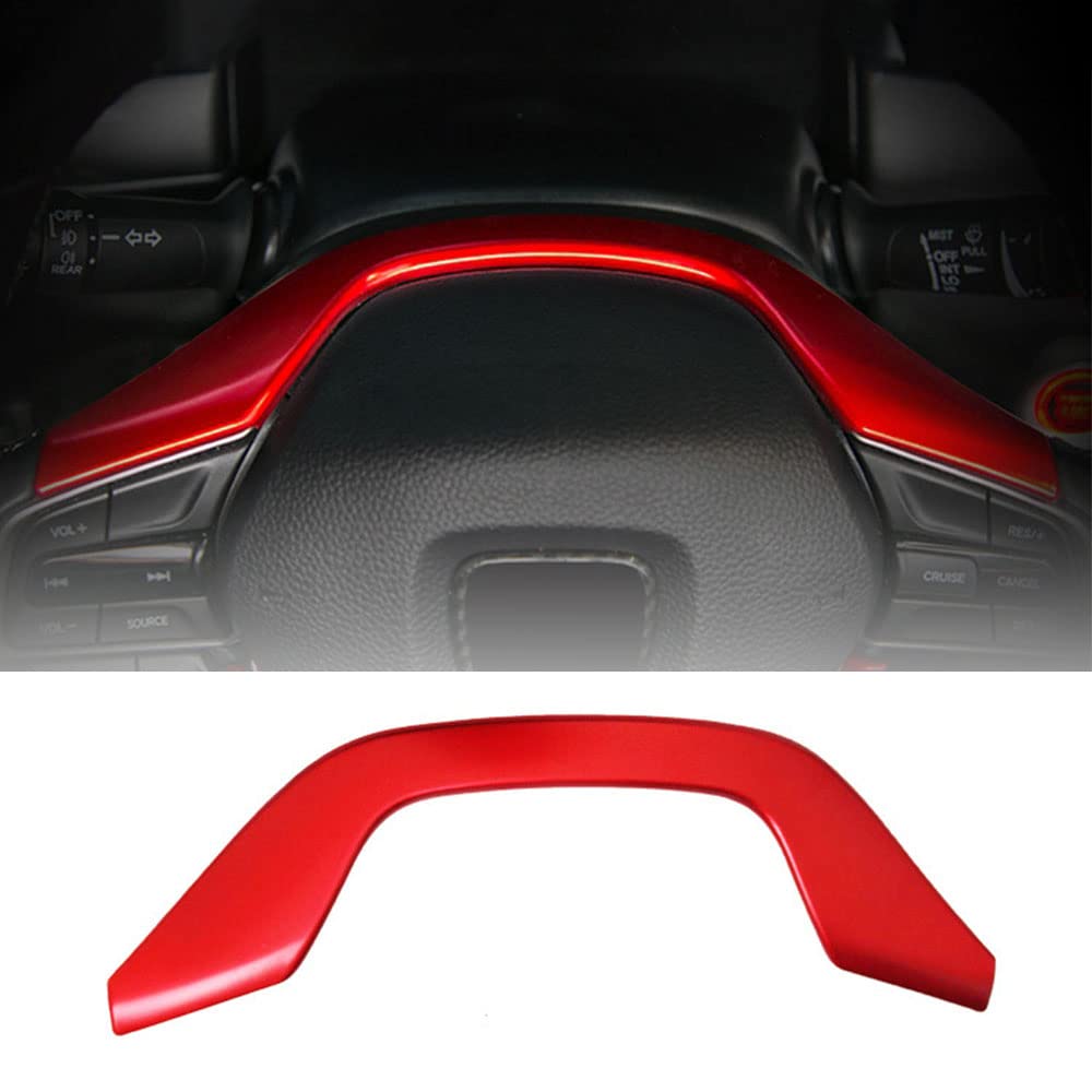 Premium ABS Car Interior Trim Kit - 9Pcs Dashboard Decoration Set for Honda 10th Gen Accord 2018-2021 | Center Console Molding, Air Vent Covers & Steering Wheel Accessories | Enhance Your Vehicle's Style & Protection | Perfect for Daily Commute & Road Trips