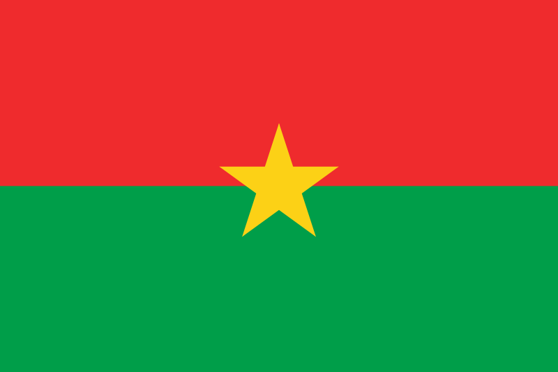Burkina Faso Flag 3x5 Feet - Durable Nylon with Vibrant Colors - Perfect for Outdoor, Indoor, and Sports Events