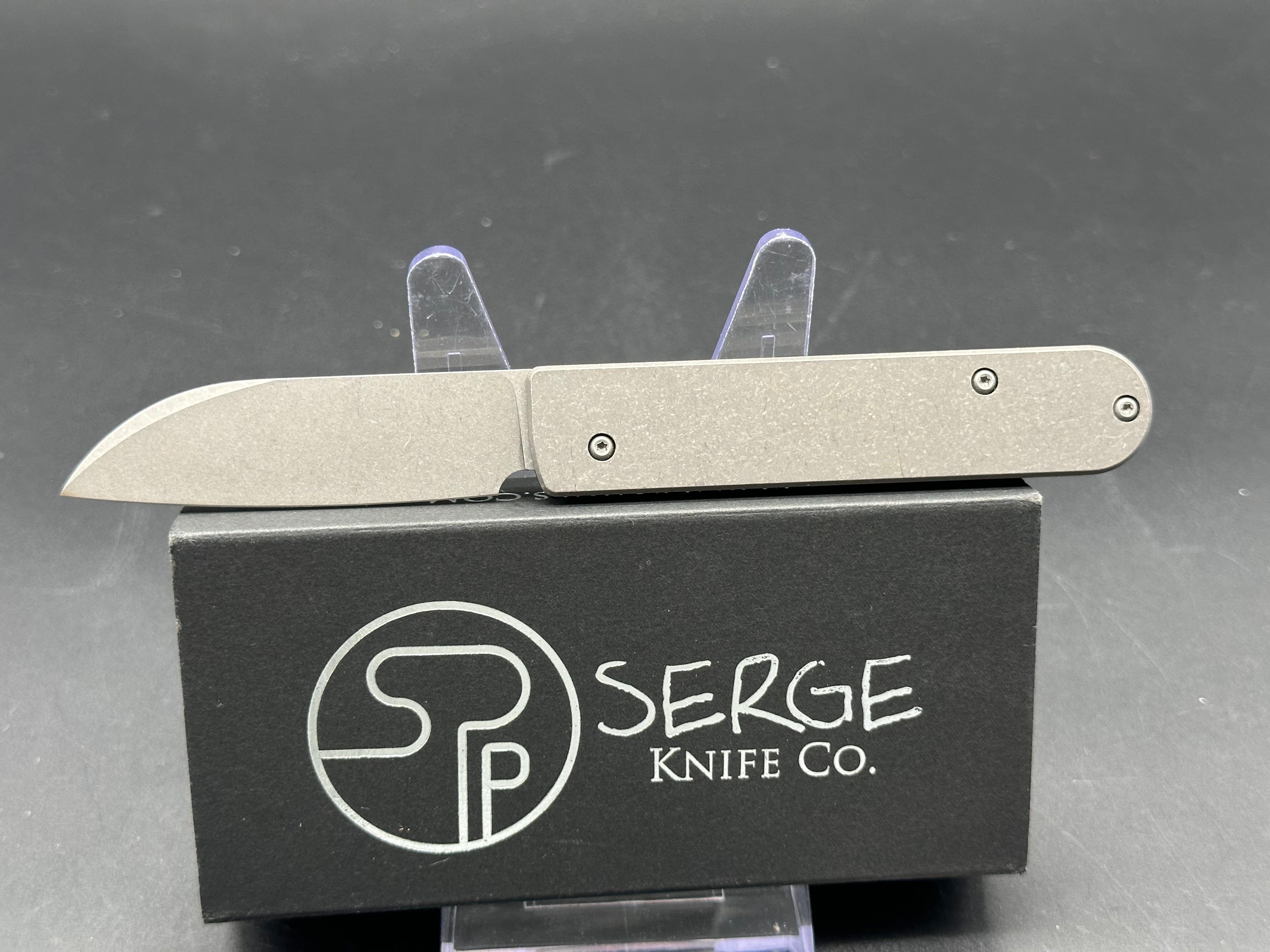 Serge Knives Production Slip7 Slipjoint Folding Pocket Knife - EDC Everyday Carry, Camping, Hiking & Outdoor Survival Tool