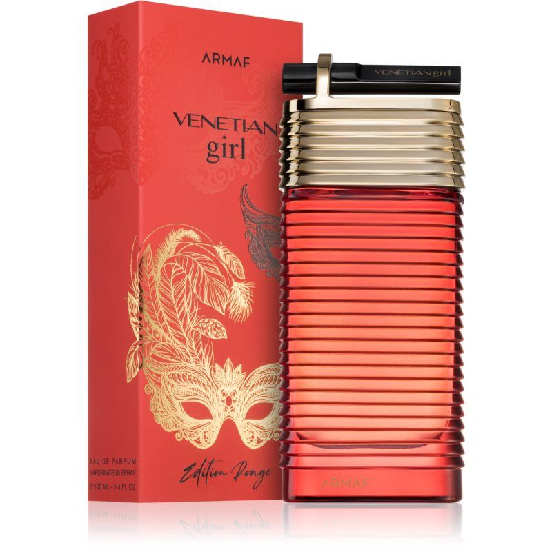 Armaf Venetian Girl Edition Rouge 100ML EDP Spray for Women - Long Lasting Floral Perfume | Perfect for Date Night & Special Occasions