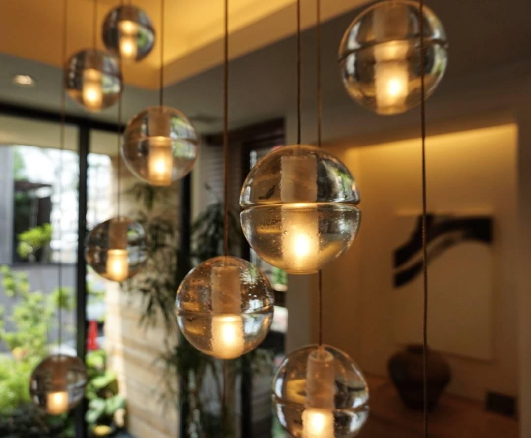 Elegant Ball Crystal Pendant Light - Modern Chandelier for Dining Room, Bedroom & Living Room Decor - Dimmable LED Hanging Light Fixture