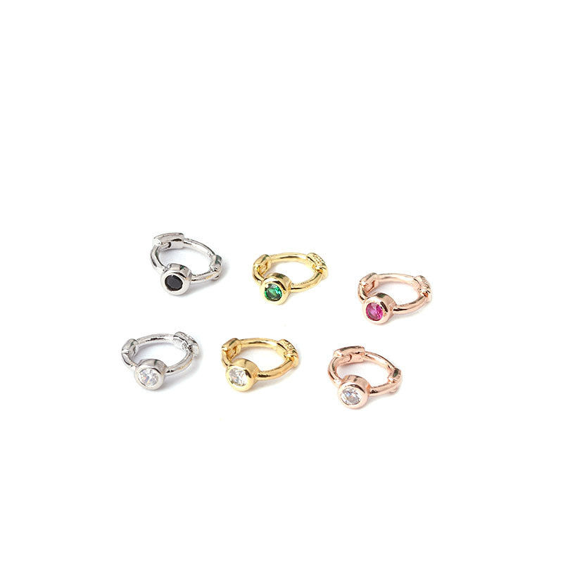18K Gold Cartilage Huggie Hoop Earrings - Clip On Earrings for Women | HSPJ635 | Perfect for Everyday Wear, Parties & Gifts