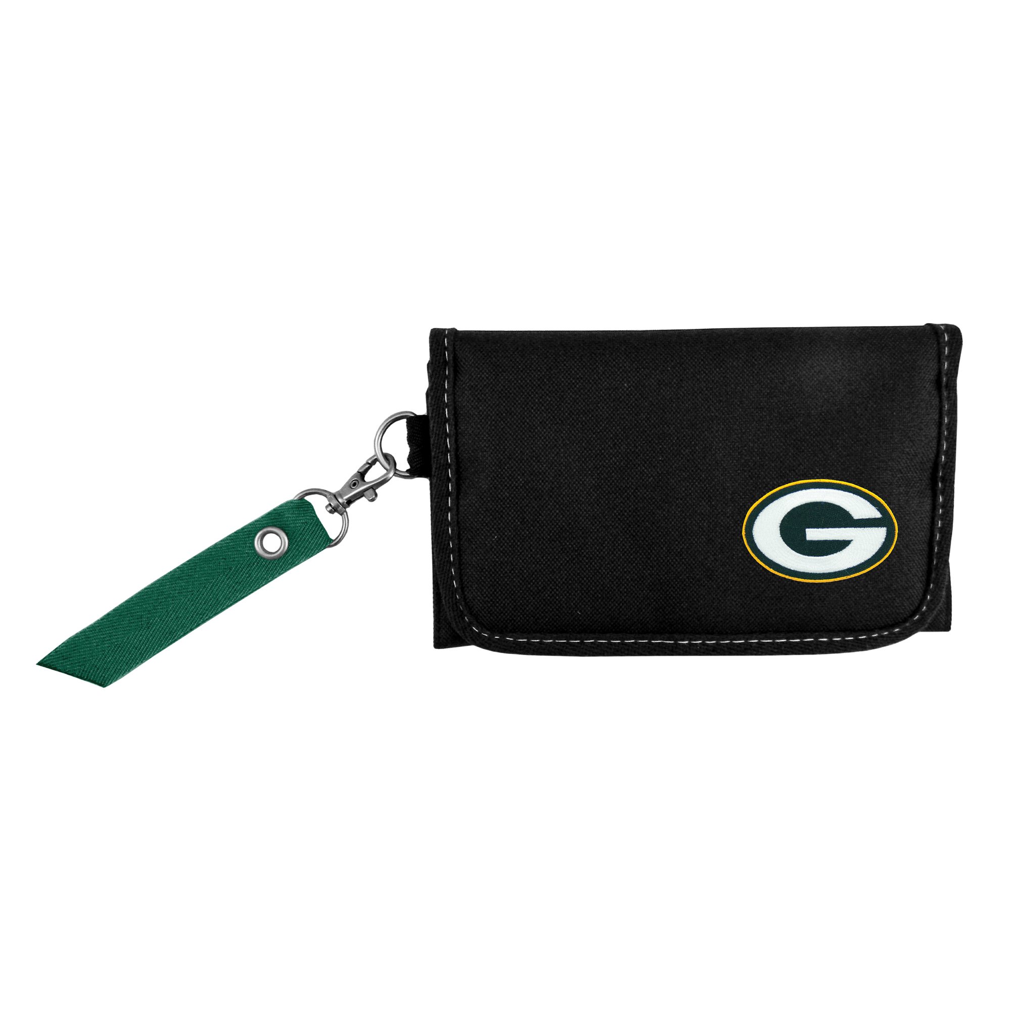 NFL Team Logo Ribbon Organizer Wallet - Premium Leather Credit Card Holder for Men & Women - Perfect for Football Fans, Game Day, and Collectibles Organization