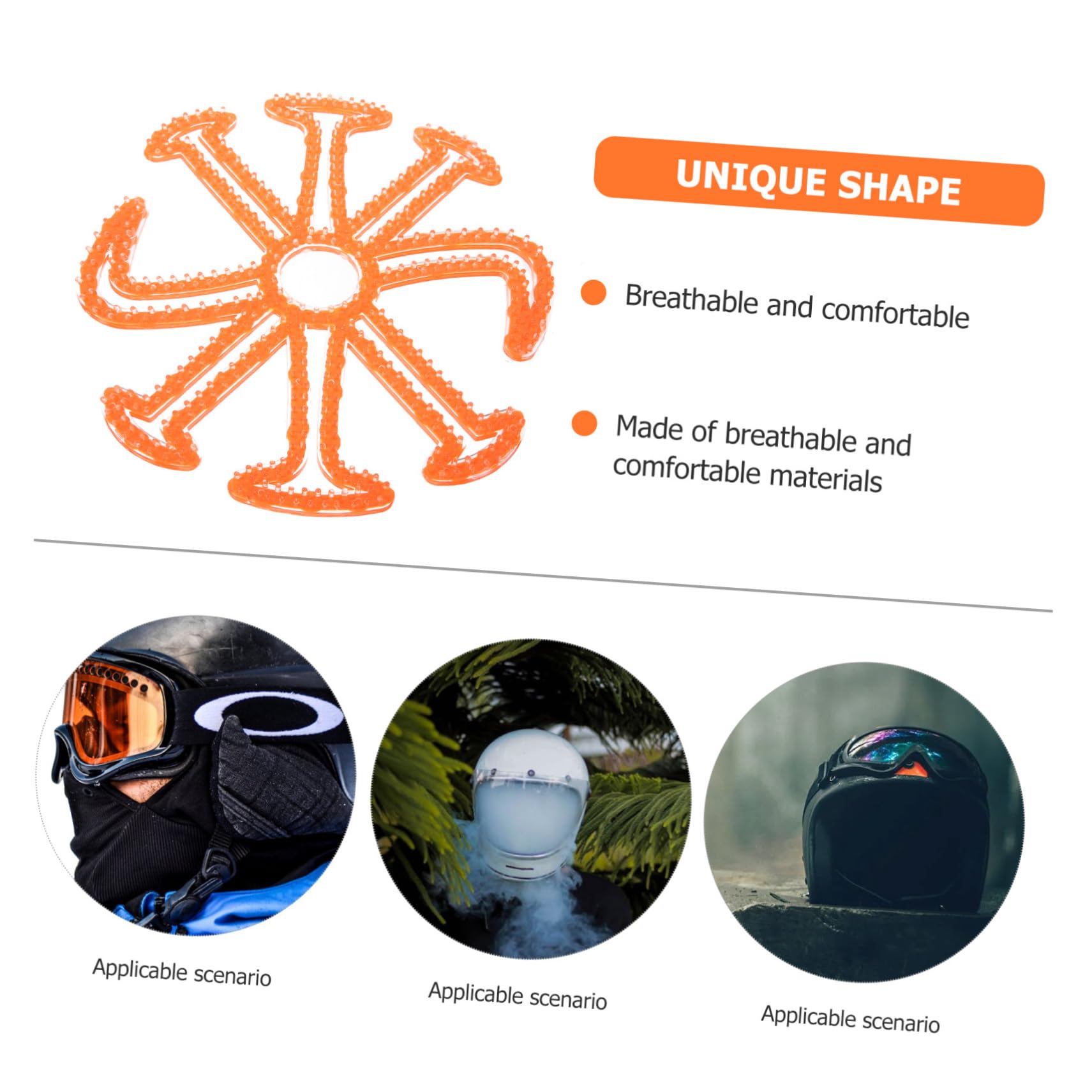 HANABASS Cycling Helmet Inner Pad - Breathable Silicone Padding for Electric Bikes, Motorcycles & Bicycles - Anti-Pressure Comfort for Long Rides - Perfect for Commuting, Road Cycling & Adventure Sports