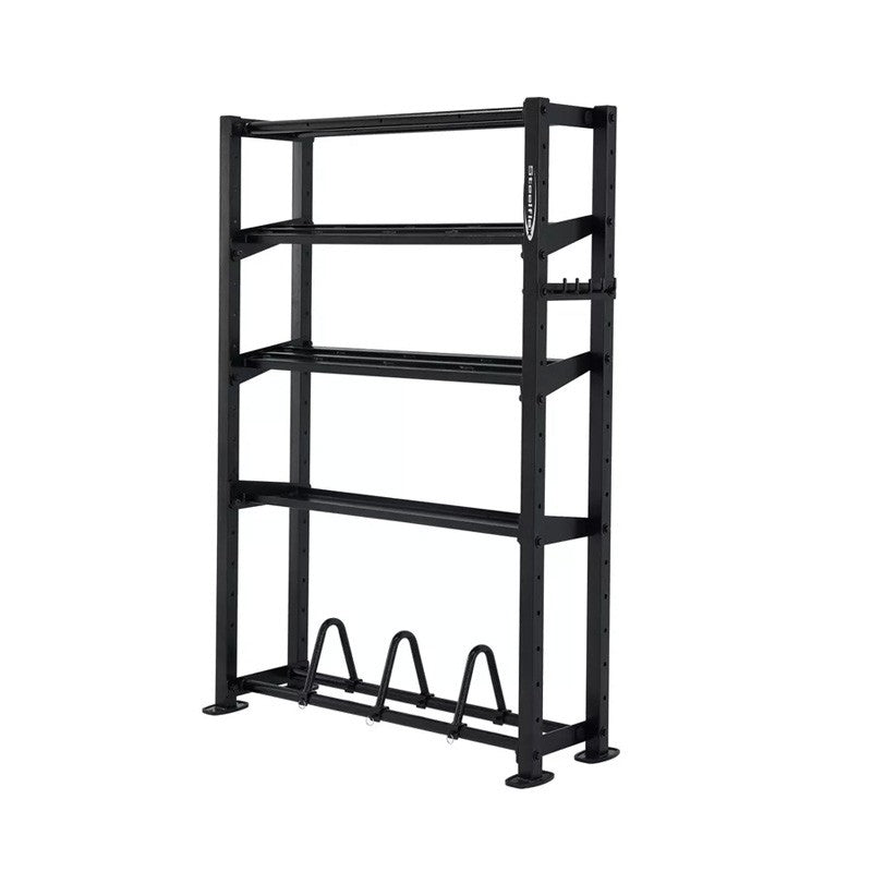 NGFR2 Functional Wall Mount Rack - Heavy Duty Storage Organizer for Garage, Kitchen, Office & Workshop | Space Saving Shelf for Tools, Spices & Supplies