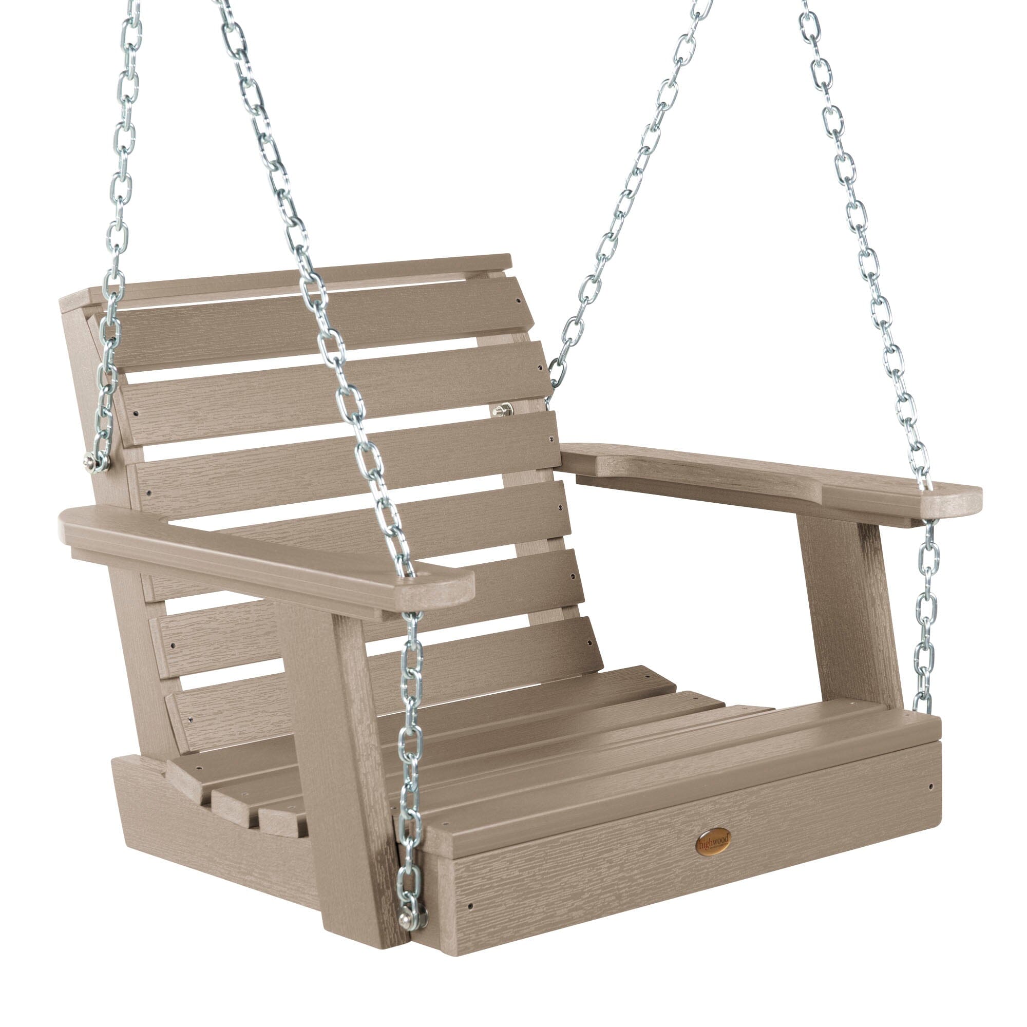 Weatherly Single Seat Swing - Outdoor Garden Hanging Chair for Relaxation, Patio, Backyard & Porch Use