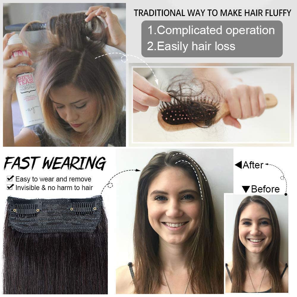 Short Clip-In Human Hair Extensions 8