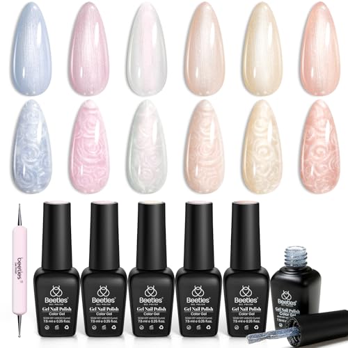 1-1-6 Colors Glitter Silk