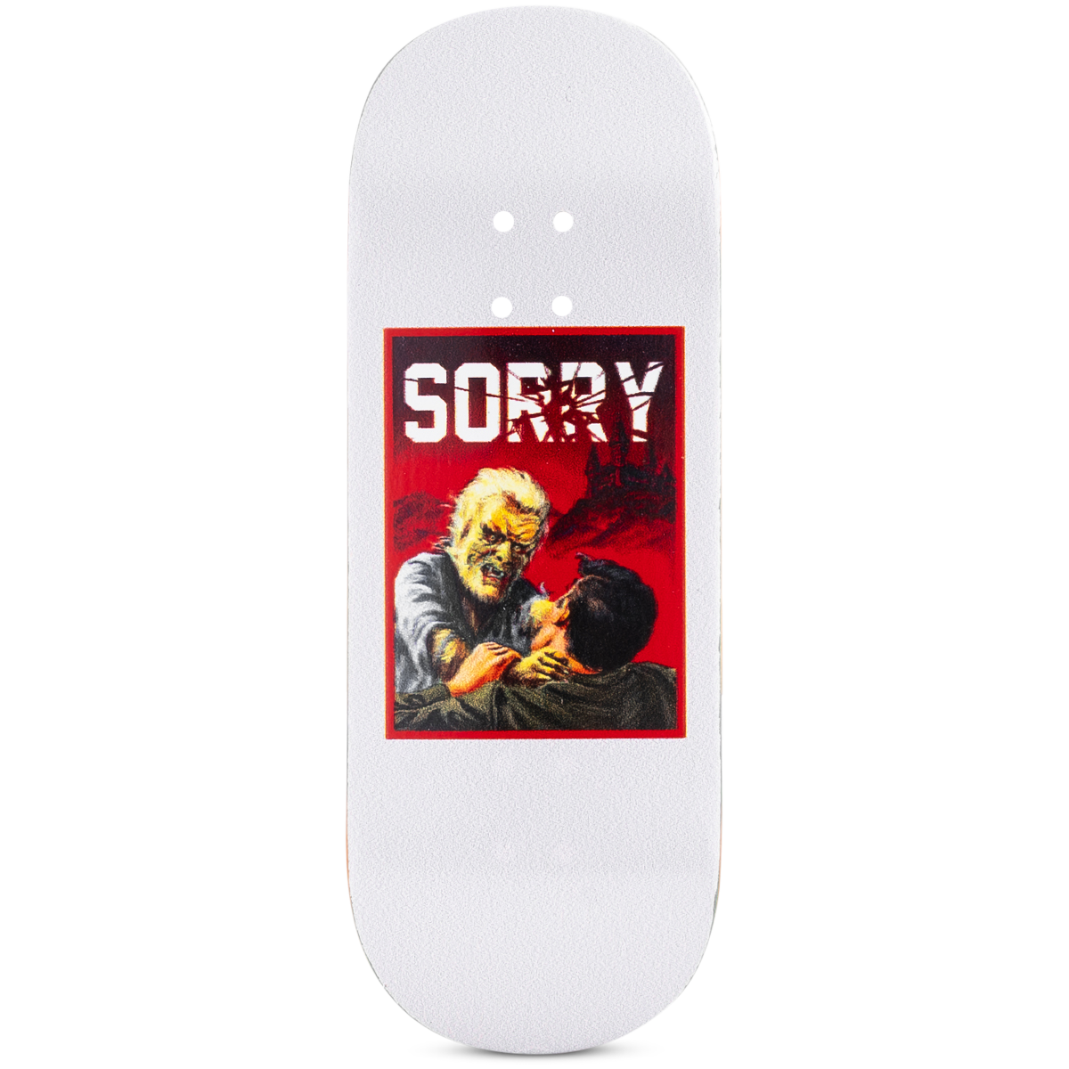 Sorry Fingerboard Deck Tiny Hawk Pro - Premium Mini Skateboard for Finger Tricks & Stunts - Perfect for Skateboard Enthusiasts & Collectors - Great for Office Desk Fun & Stress Relief