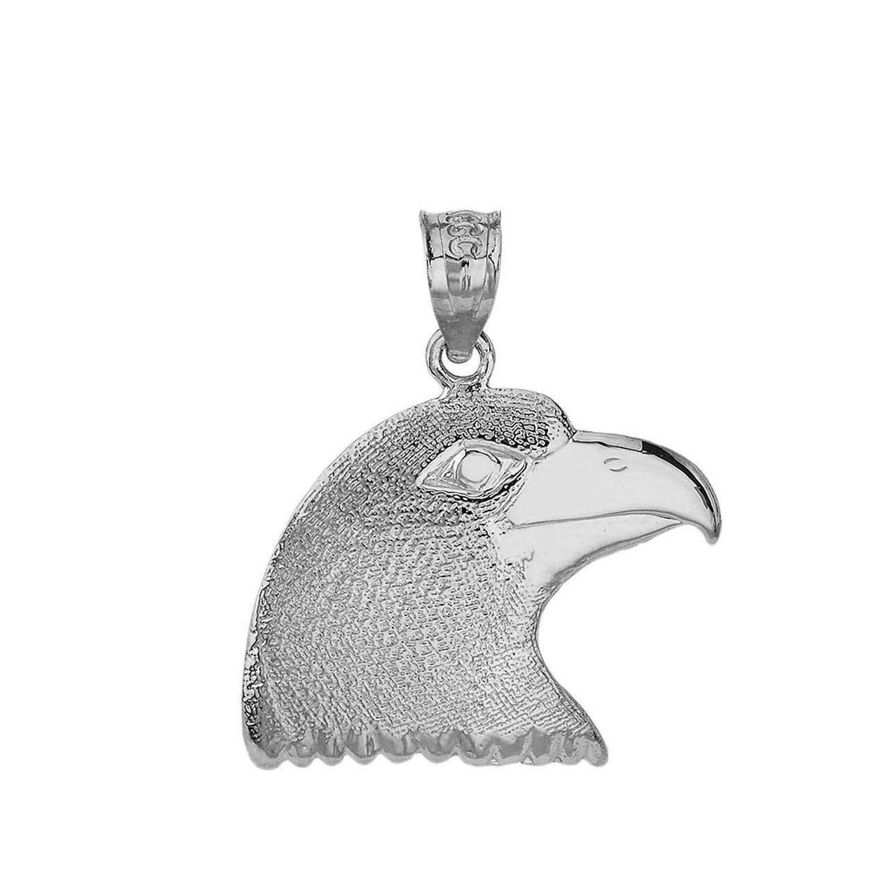10K Gold American Eagle Charm Pendant Necklace - Certified Solid Gold Jewelry for Women - Perfect for Gifts, Layering & Everyday Wear