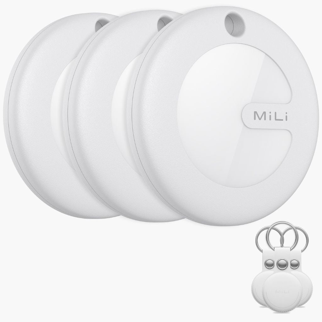 MiTag Luggage Tracker 3 Pack - Apple Find My Compatible GPS Locator for Travel, Suitcases & Backpacks | Prevent Lost Luggage on Flights & Vacations