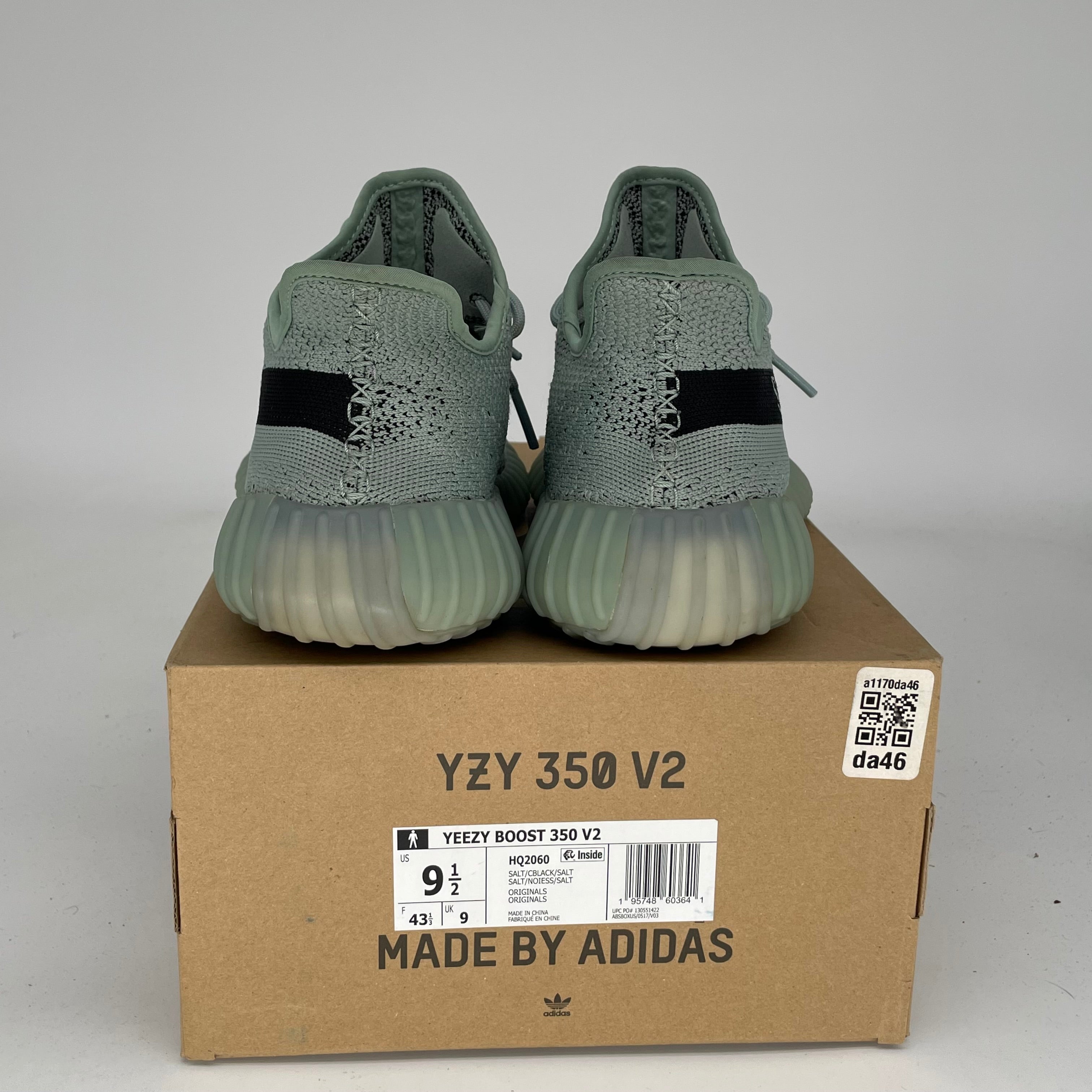 Adidas Yeezy Boost 350 V2 Salt - Men's Running Shoes Size 9.5 (HQ2060) | Comfortable Sneakers for Gym, Jogging & Casual Wear