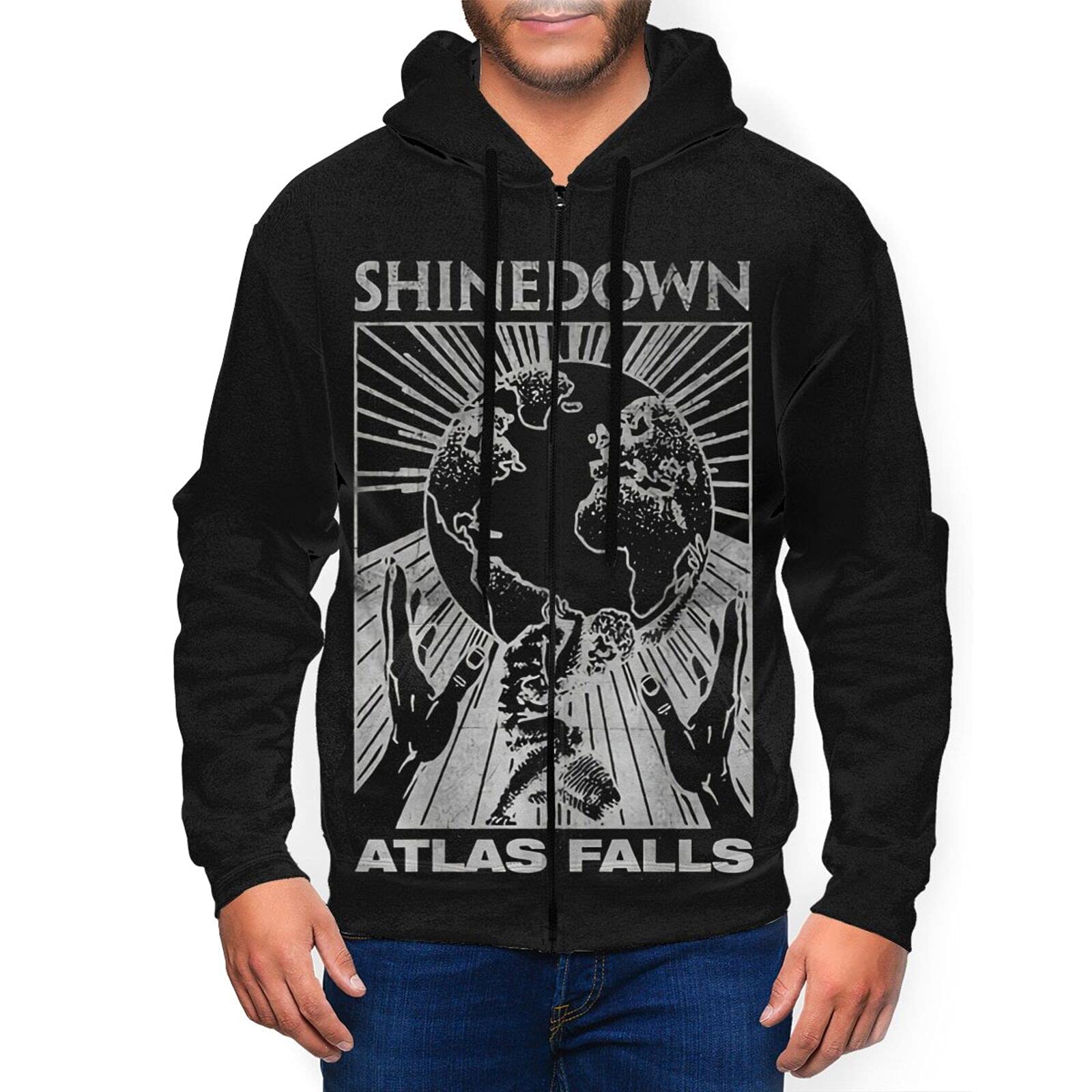 Shinedown Men's Sweatshirt - Comfortable Loose Fit for Outdoor Sports, Travel & Leisure - Perfect for Hiking, Gym & Casual Wear