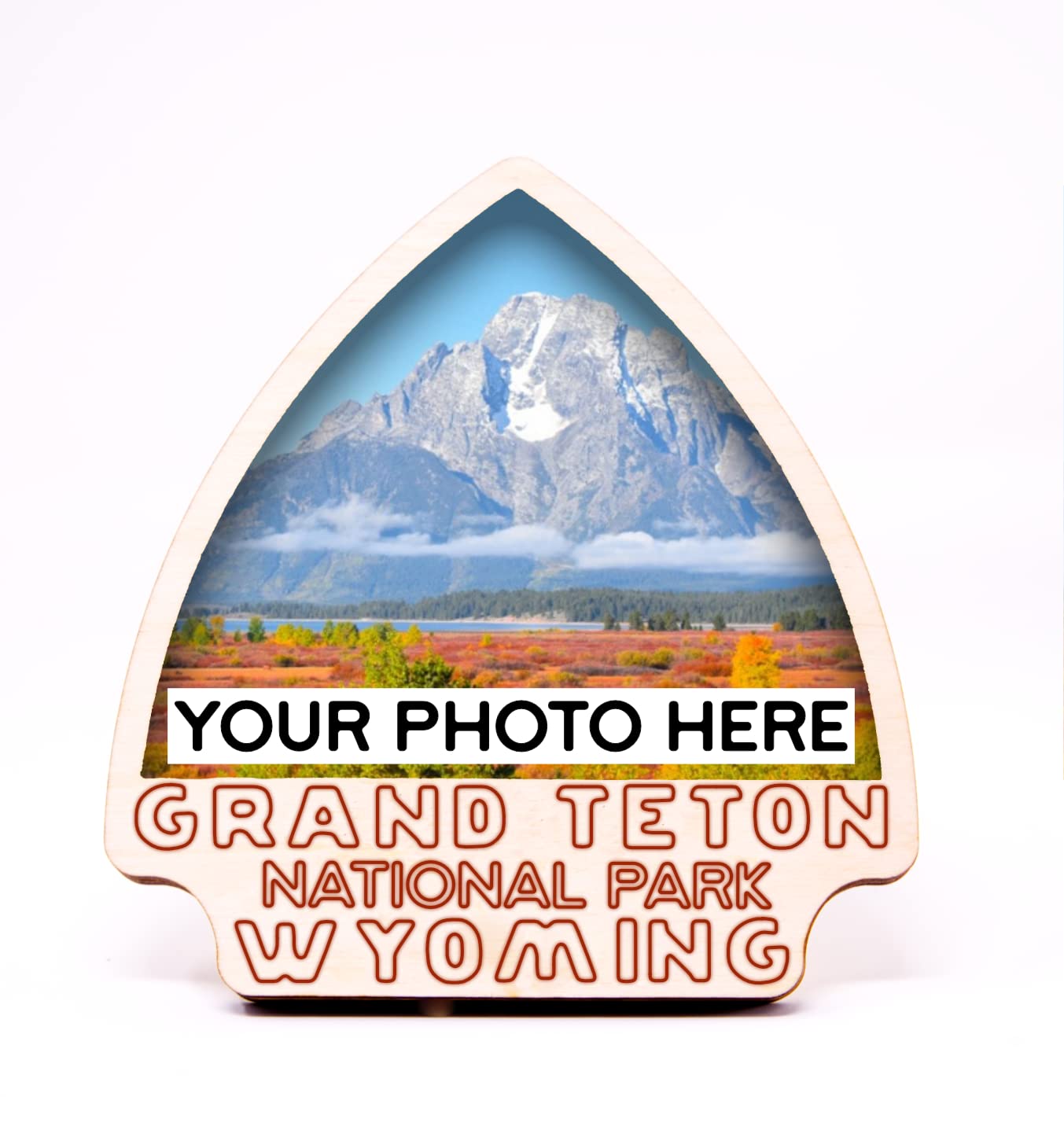 Grand Teton National Park Photo Frame - Premium Wooden Picture Frame for Wall Display - Perfect for Home Decor, Office & Gifts (8x10 Inch) - Scenic Landscape Wall Art for Nature Lovers & Travel Memories