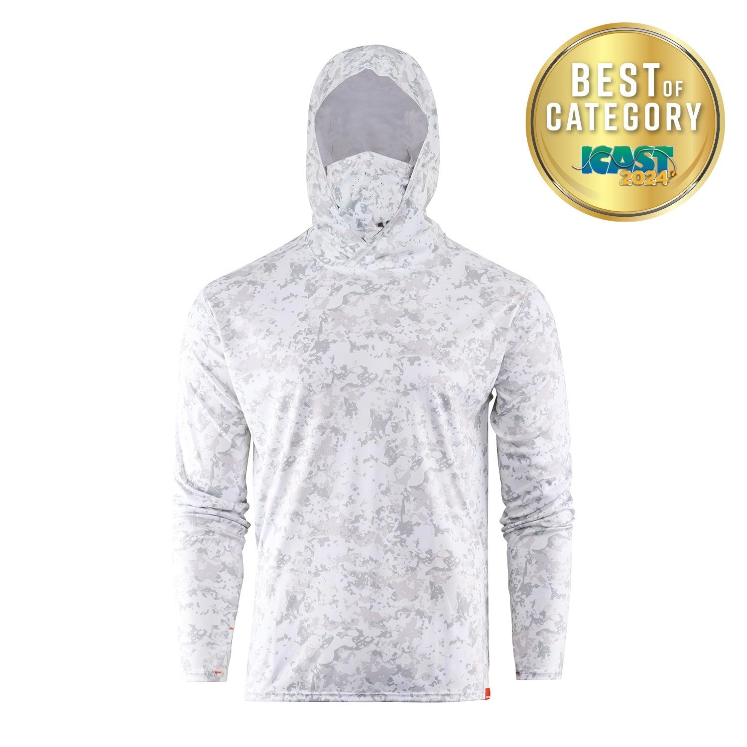 Grundens Tough Sun Masked Hoodie - UPF 50+ Sun Protection Fishing Hoodie for Men & Women - Perfect for Fishing, Hiking, and Outdoor Activities