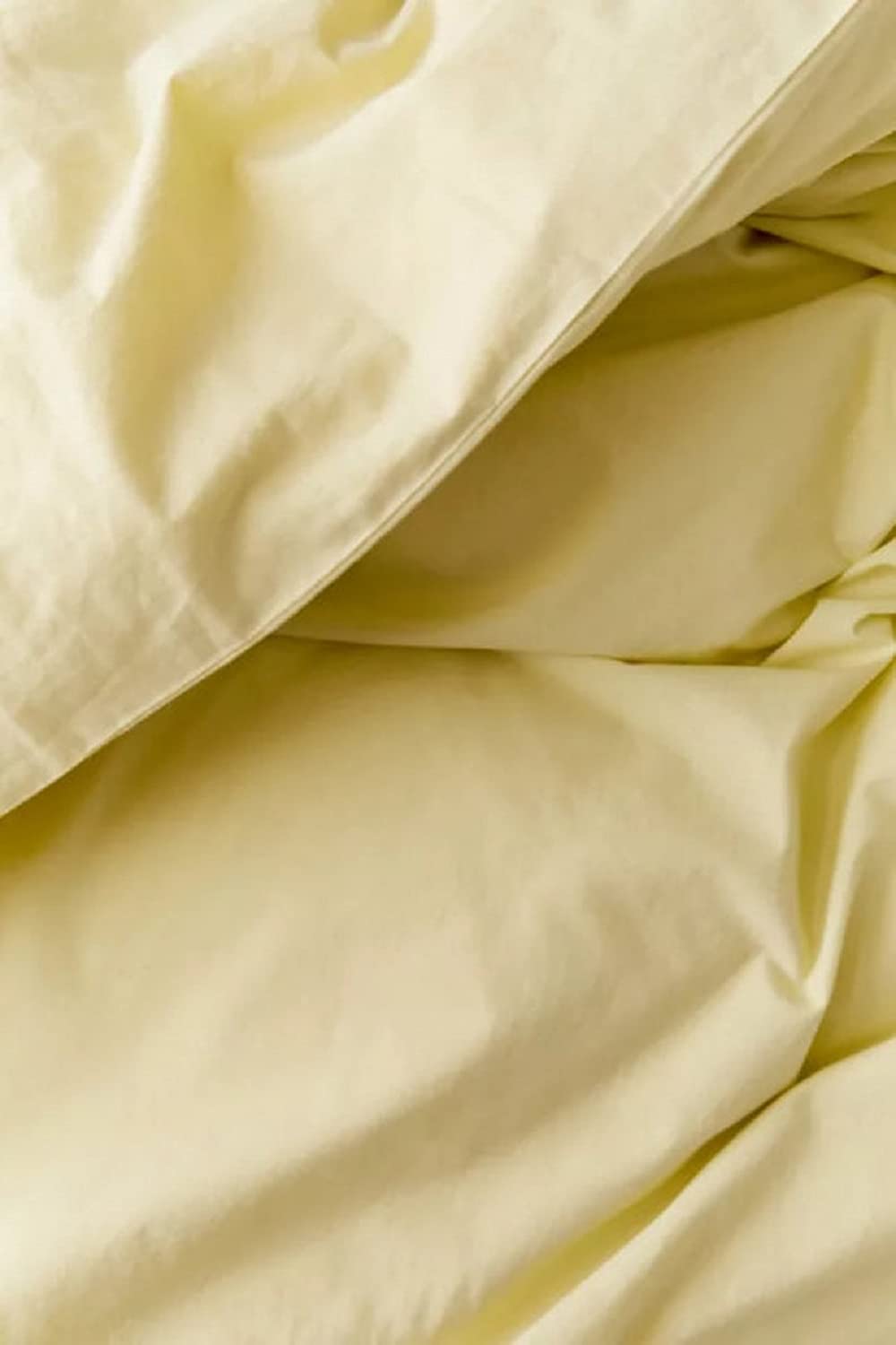 Pastel Yellow Queen Size Duvet Cover Set - 3 Piece Soft Bedding Comforter Set for Twin, Queen & King Beds - Custard Yellow Pastel Bedroom Decor for Cozy & Stylish Home