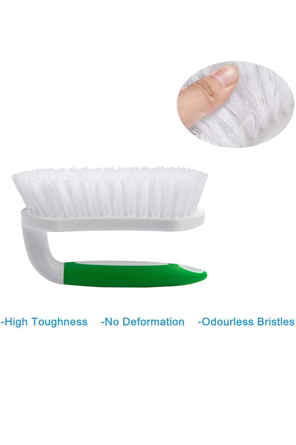 Premium Scrub Brush and Dish Brush Set with Comfort Grip Handle - Heavy Duty Cleaning for Kitchen, Bathroom, Carpet, Tiles & Hard Surfaces | Perfect for Deep Cleaning Stains, Grime & Grease