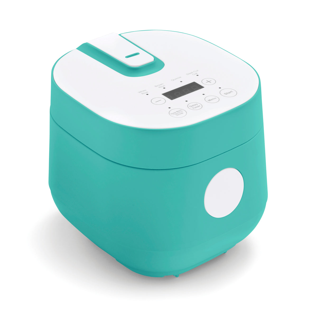 GreenLife 4-Cup Nonstick Rice Cooker & Grain Steamer | Turquoise Electric Cooker for Perfect Rice, Quinoa & Oats | Ideal for Small Kitchens, Dorms & RVs