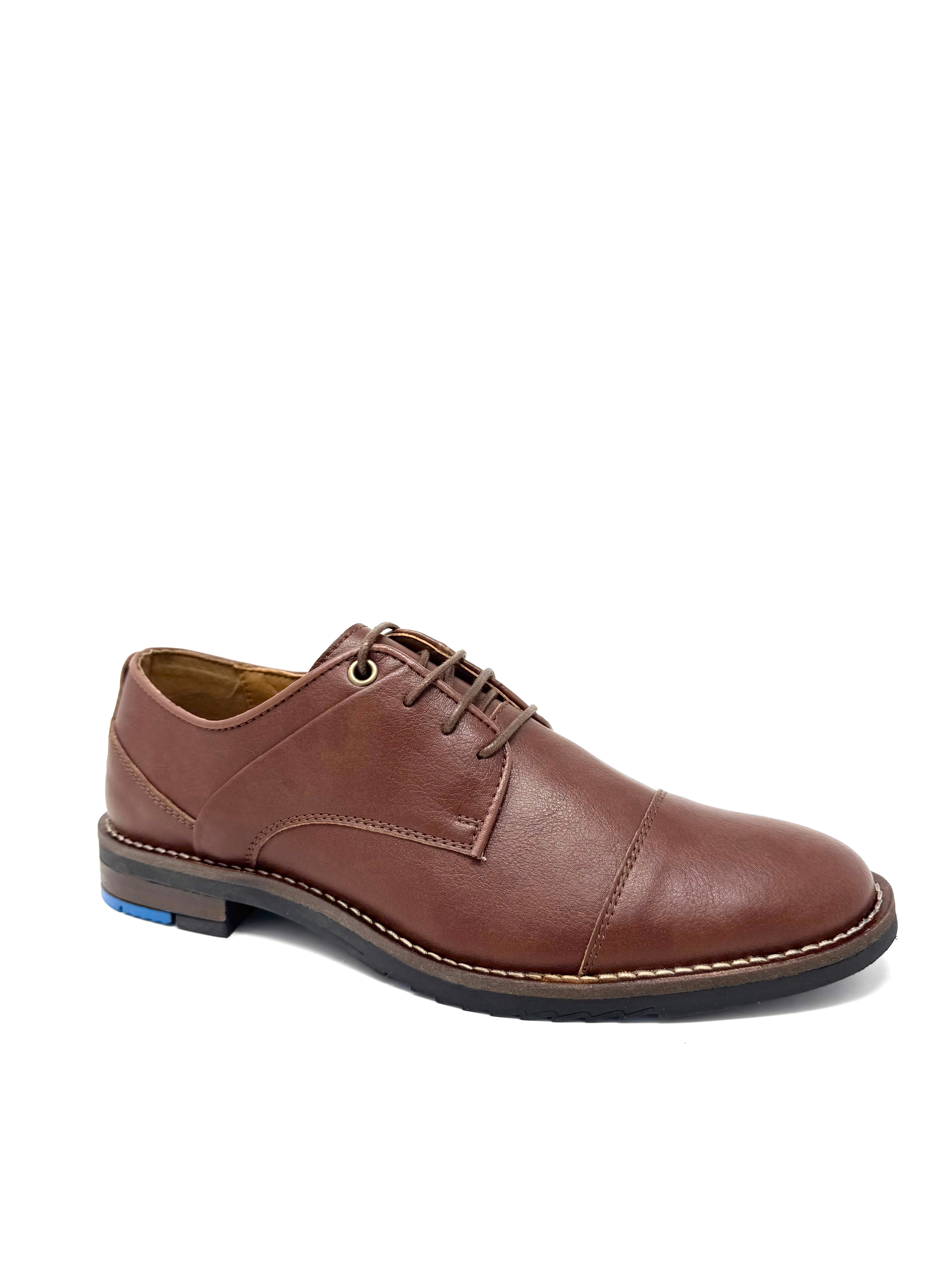 Novacas Alex Oxford Shoes in Tan - Premium Leather Loafers for Men | Perfect for Business Casual & Office Wear