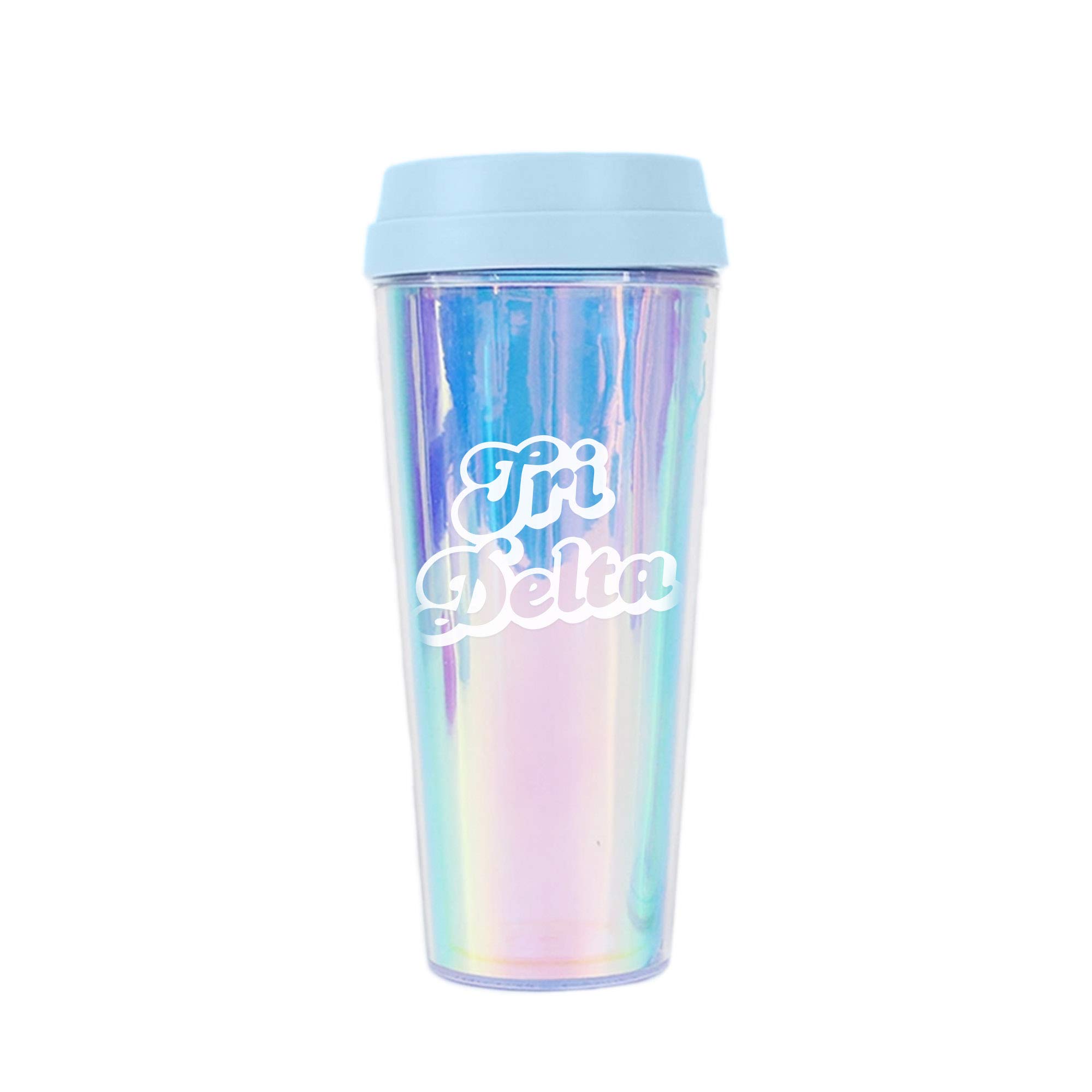 Delta Delta Delta Sorority Tumbler 20oz - Vintage Inspired Insulated Stainless Steel Cup with Lid & Straw - Perfect for Sorority Events, College Parties & Greek Life Gifts