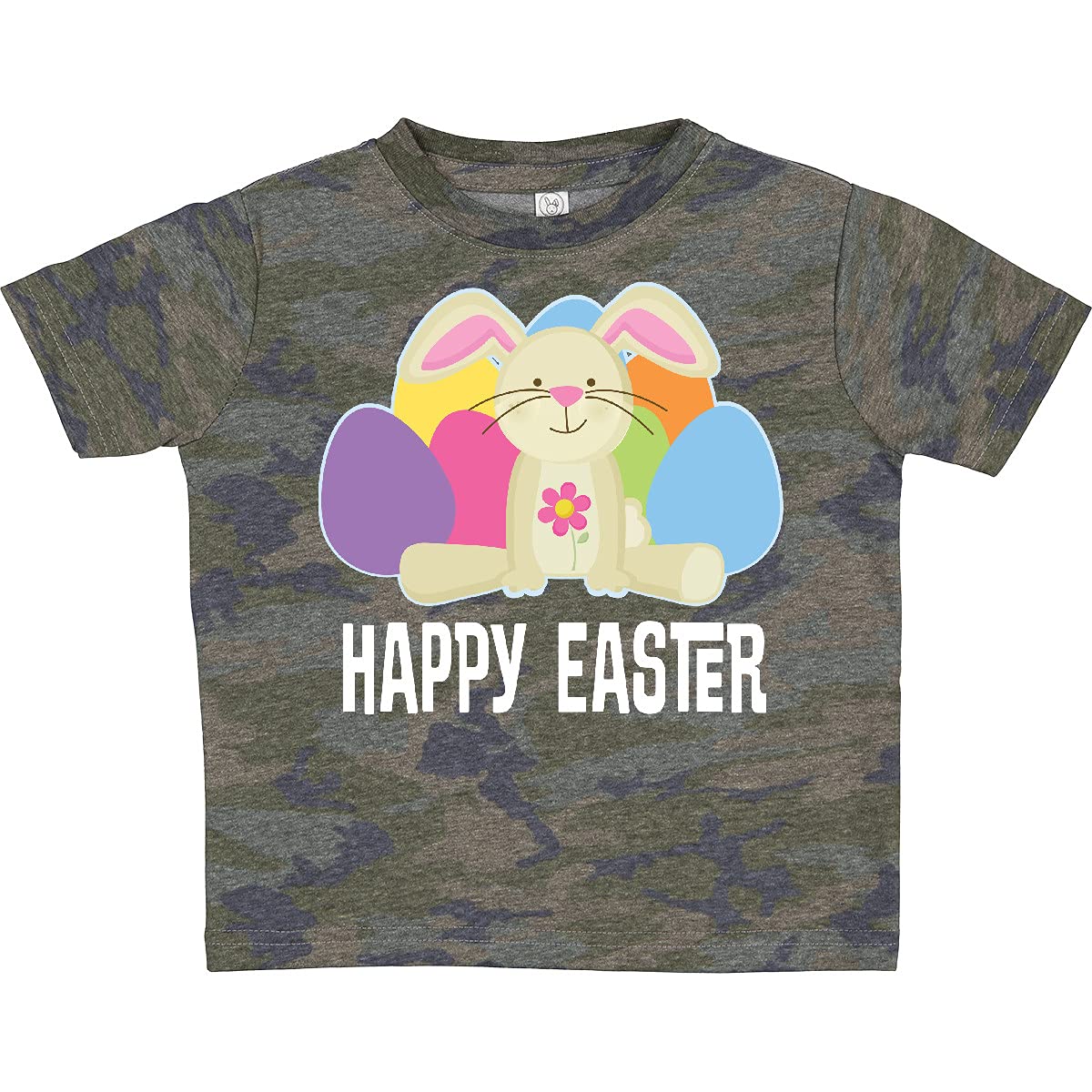 Happy Easter Bunny Toddler T-Shirt for Kids Holiday Party