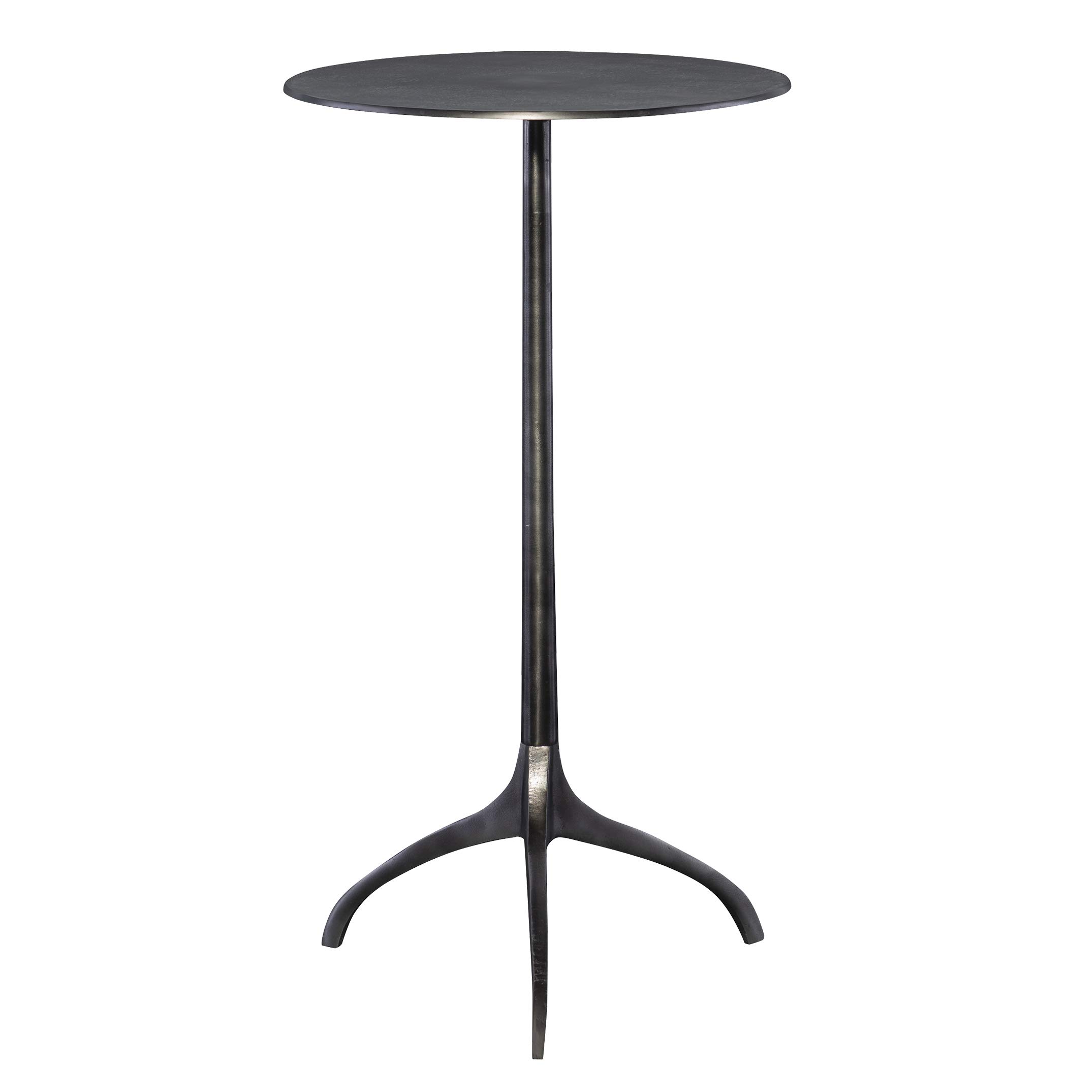 Modern Industrial Accent Table - Rustic Wood & Metal Side Table for Living Room, Bedroom, or Office - Perfect for Small Spaces & Home Decor