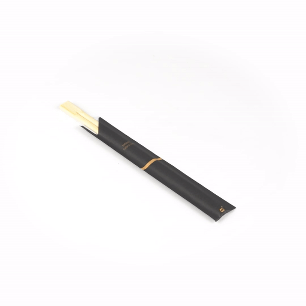 Natural Bamboo Twin Chopsticks with Paper Sleeve - 100 Count Box | Eco-Friendly, Reusable Chopsticks for Asian Cuisine, Sushi, Ramen & Home Dining