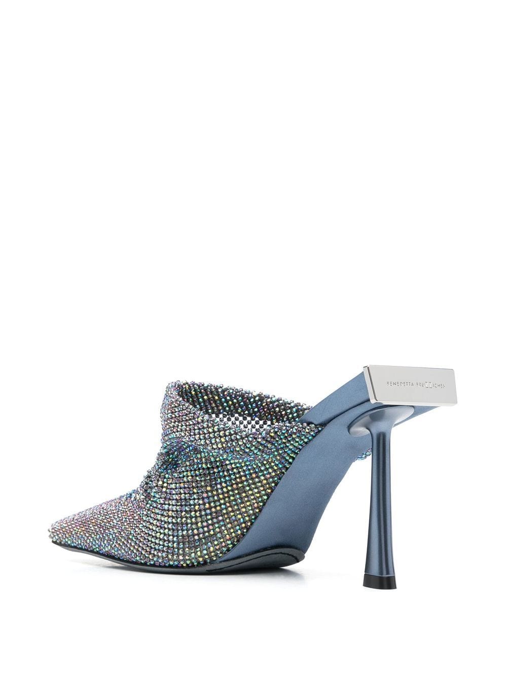 Benedetta Bruzziches Women's Clear Blue Heels - Elegant High Heel Shoes for Parties, Weddings & Evening Events