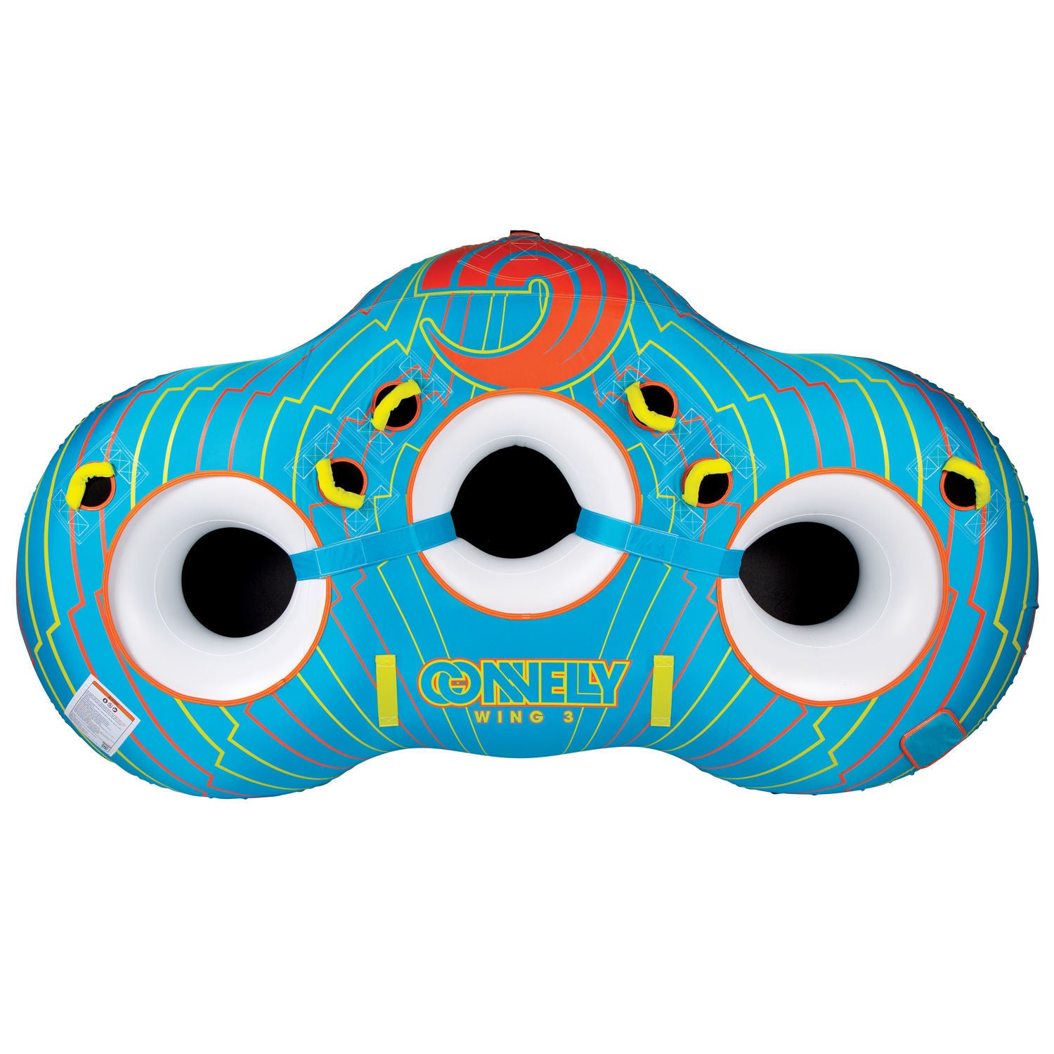 Connelly Wing 3 Towable Tube - 3 Person Inflatable Water Tube for Boating, Lakes & Rivers - Perfect for Family Fun & Summer Water Sports