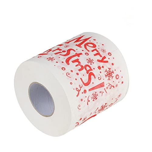 Christmas Santa Claus Toilet Paper Roll - Holiday Bathroom Tissue for Xmas Decorations (10x10cm) - Perfect for Home, Party & Festive Bathroom Decor