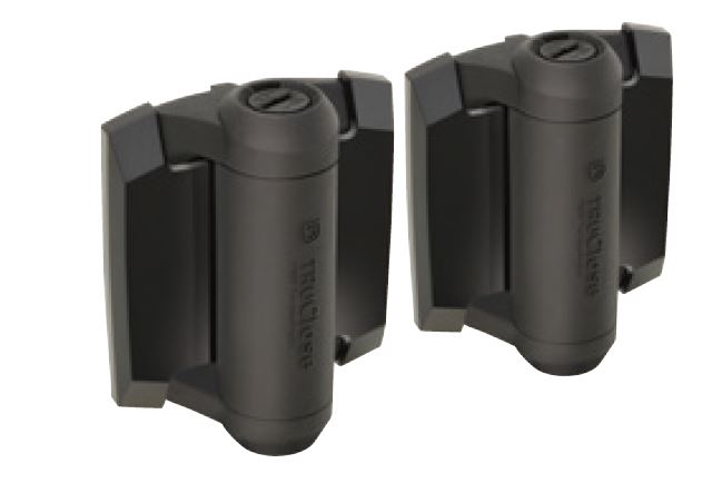 TruClose Self-Closing Gate Hinge Pair - No Alignment Legs Needed - Perfect for Fences, Gates, and DIY Home Projects