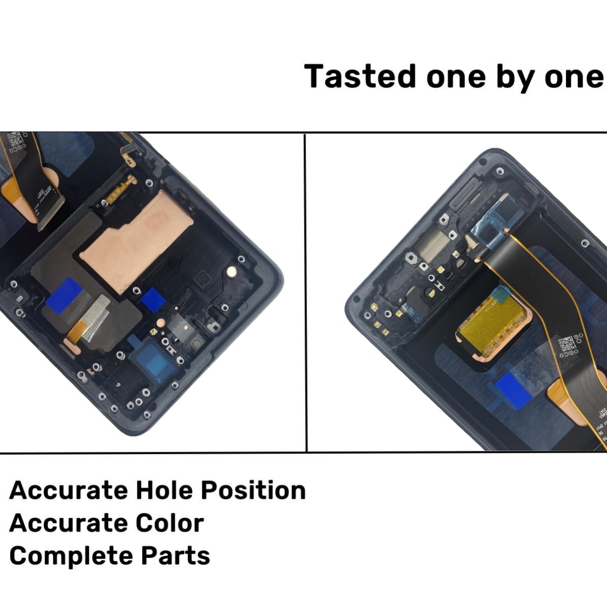 Original OLED Screen Replacement for Samsung Galaxy S21 Ultra 5G (G998U/G998B/DS) - LCD Touch Digitizer Display Assembly with Frame & Repair Toolkits - Perfect for DIY Repairs, Cracked Screen Fixes & Phone Restoration (Black)