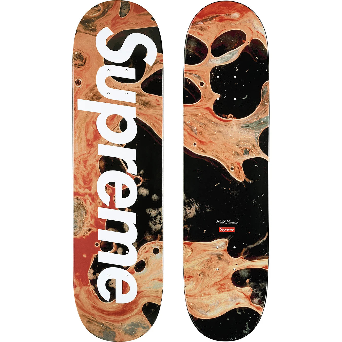 Supreme Blood and Semen Skateboard Deck - Limited Edition Collectible Skateboard for Street Skating and Art Display