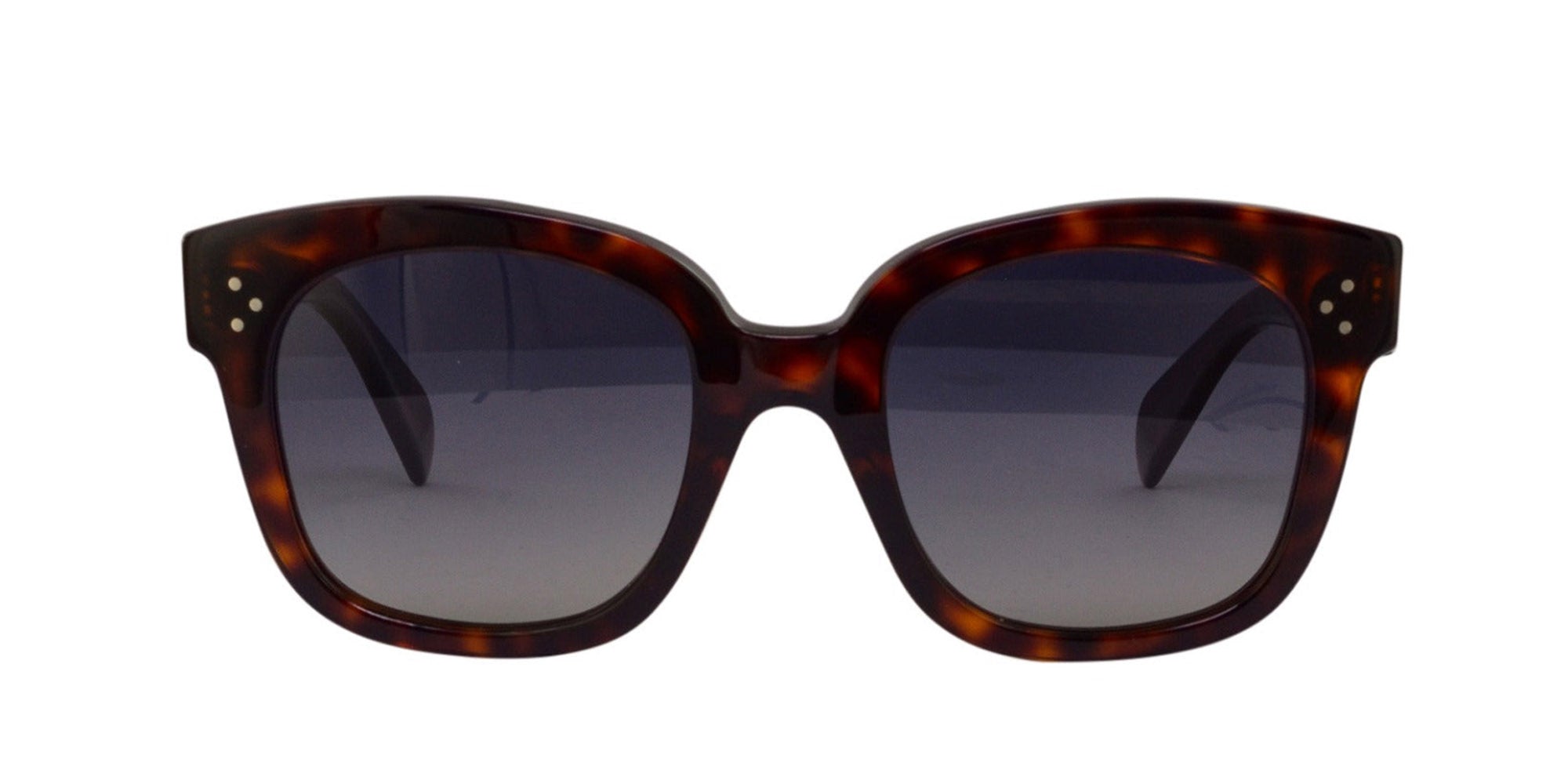 CELINE Bold 3 Dots CL4002UN Sunglasses - UV Protection Polarized Lenses for Women & Men - Fashionable Square Frame for Outdoor Activities, Driving & Beach Vacations
