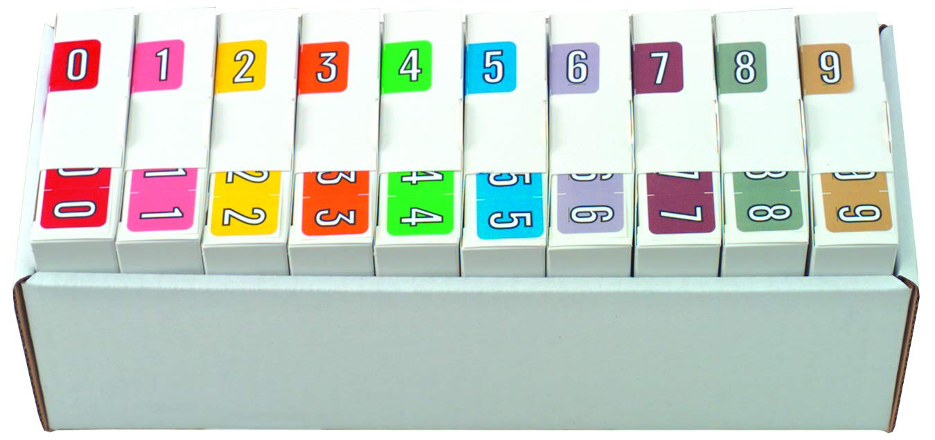 Doctor Stuff - File Folder Labels, Complete Set of Numbers 0-9, Barkley FNBKM Match - BRNM Series Chart Stickers, 1
