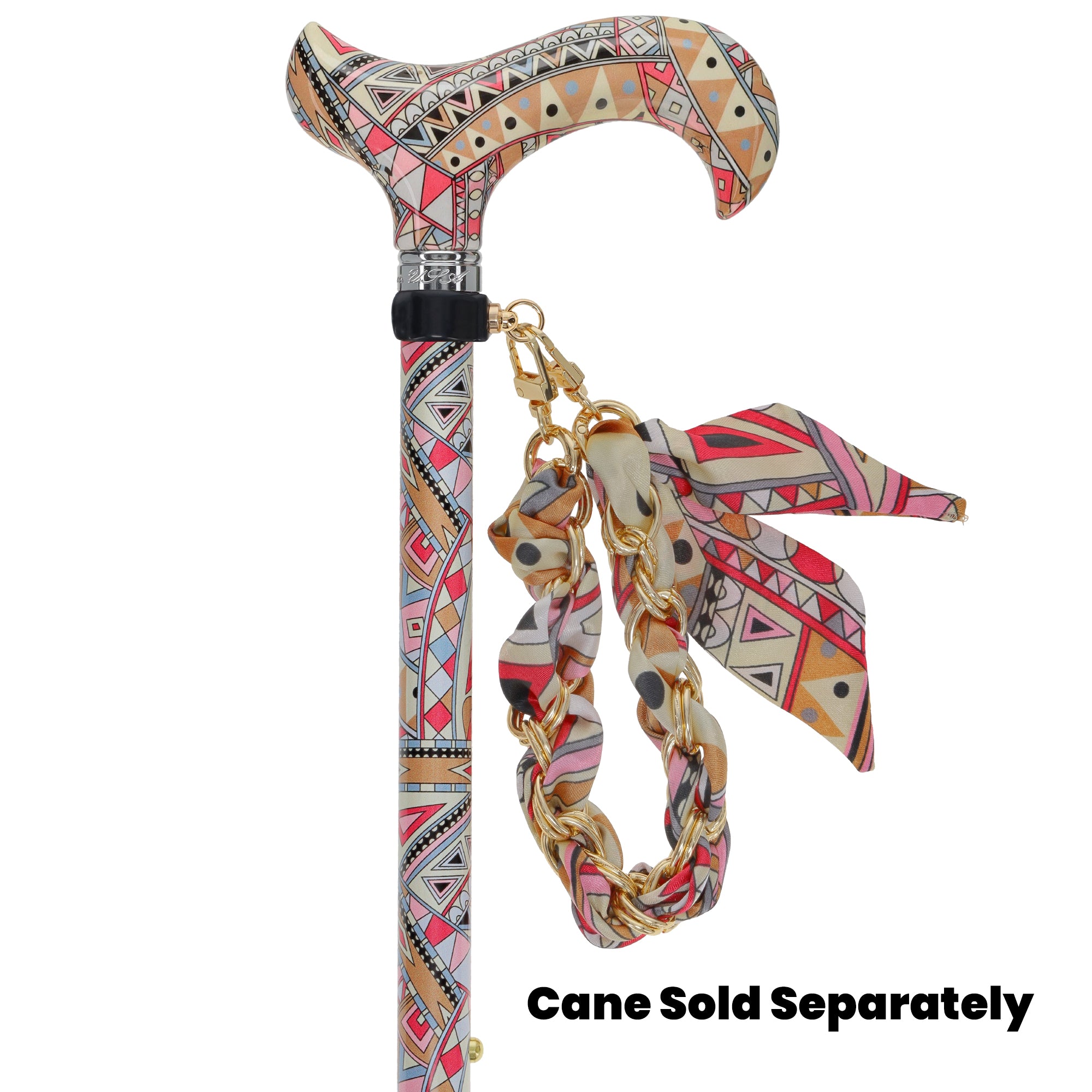 Luxury Majestic Silk Satin Scarf with Chain Wrist Strap & Clip Holder - Elegant Fashion Accessory for Women, Perfect for Parties, Weddings & Special Occasions