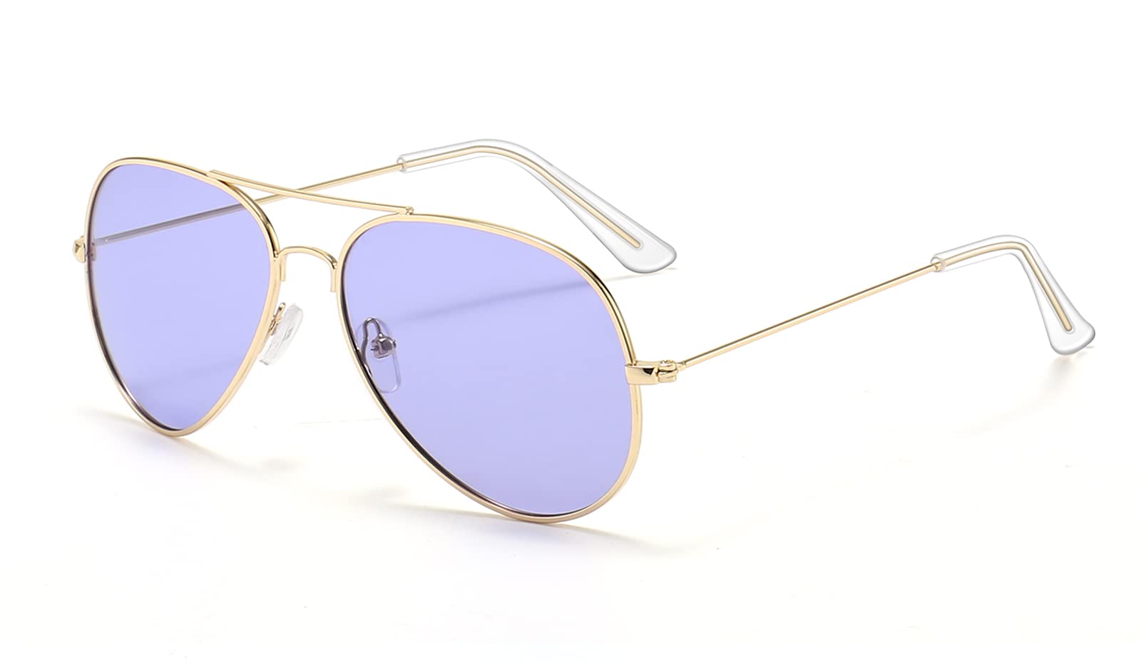 Outray Aviator Sunglasses for Men & Women - Polarized Night Vision Driving Glasses with UV400 Protection - Metal Frame Retro Pilot Shades for Outdoor Activities, Travel & Fashion