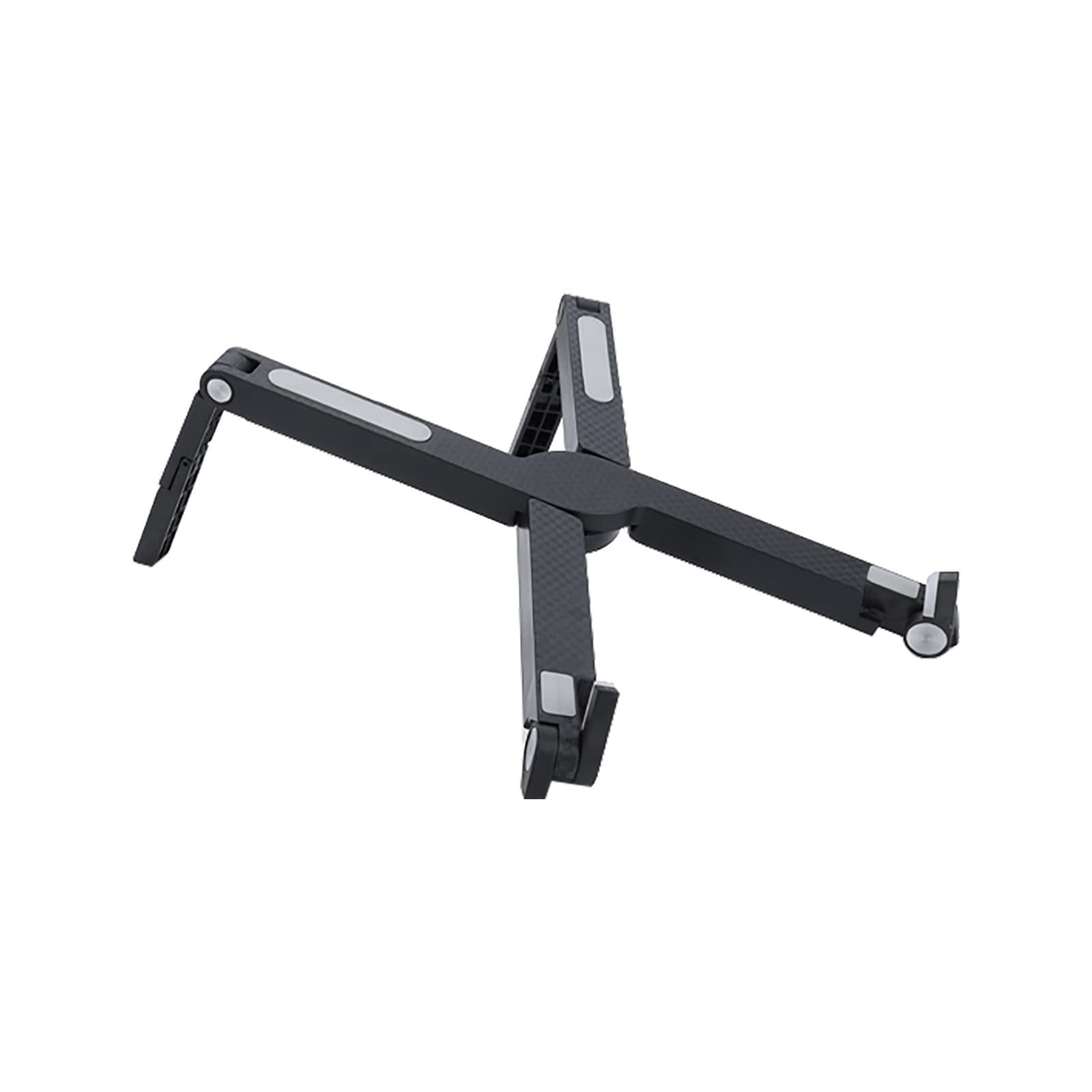 Foldable Phone Stand Holder - Portable & Adjustable Desktop Stand for Smartphones, Tablets, eBook Readers (Black) | Perfect for Home Office, Bedside, Kitchen, Watching Videos & Video Calls