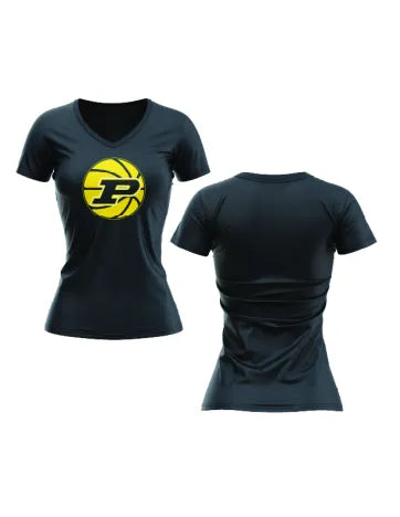 Women's V-Neck Polyester Parent Shirt - Comfortable & Stylish Casual Top for Moms - Perfect for Everyday Wear, School Events & Family Outings