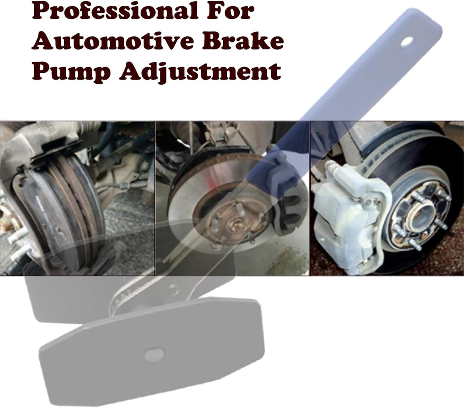Universal 4-in-1 Brake Caliper Tool Set with Piston Compressor & 2 Hooks - Professional Car Brake Repair Kit for Disc Brake Maintenance, Installation & DIY Auto Service | Perfect for Mechanics & Home Garage Use
