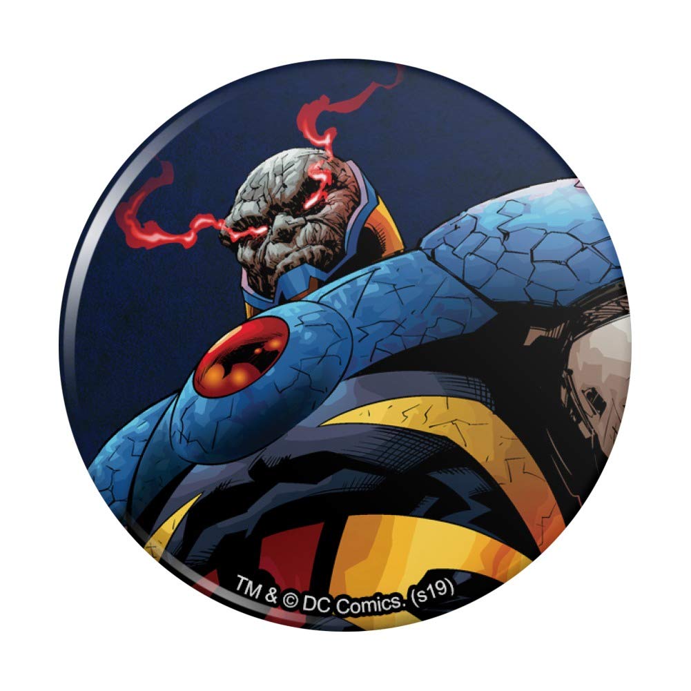 Superman vs Darkseid Character Fridge Magnet - Strong Kitchen Refrigerator Locker Button Magnet for Home, Office & Dorm Decor - Perfect for Superhero Fans & Collectors