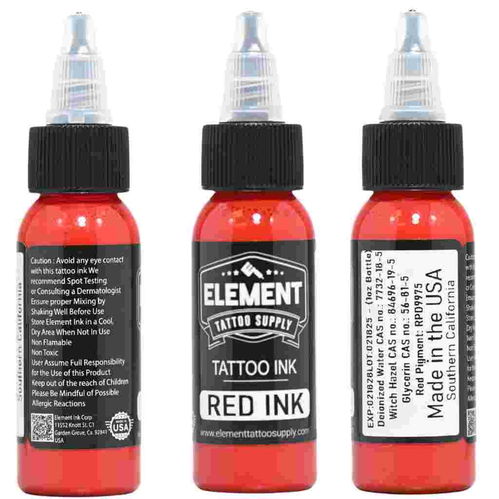Premium 3-Color Ink Set (1oz Each) - Element Ink for Calligraphy, Tattoo & Art - Perfect for Artists, DIY Projects & Professional Use