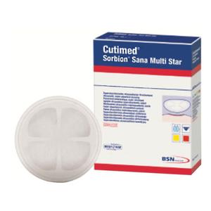 BSN Jobst Cutimed Sorbion Sana Multi Star 4 1/2 Wound Care Dressing - Premium Medical Bandage for Chronic Wounds & Ulcers | Ideal for Post-Surgical Care & Diabetic Foot Treatment