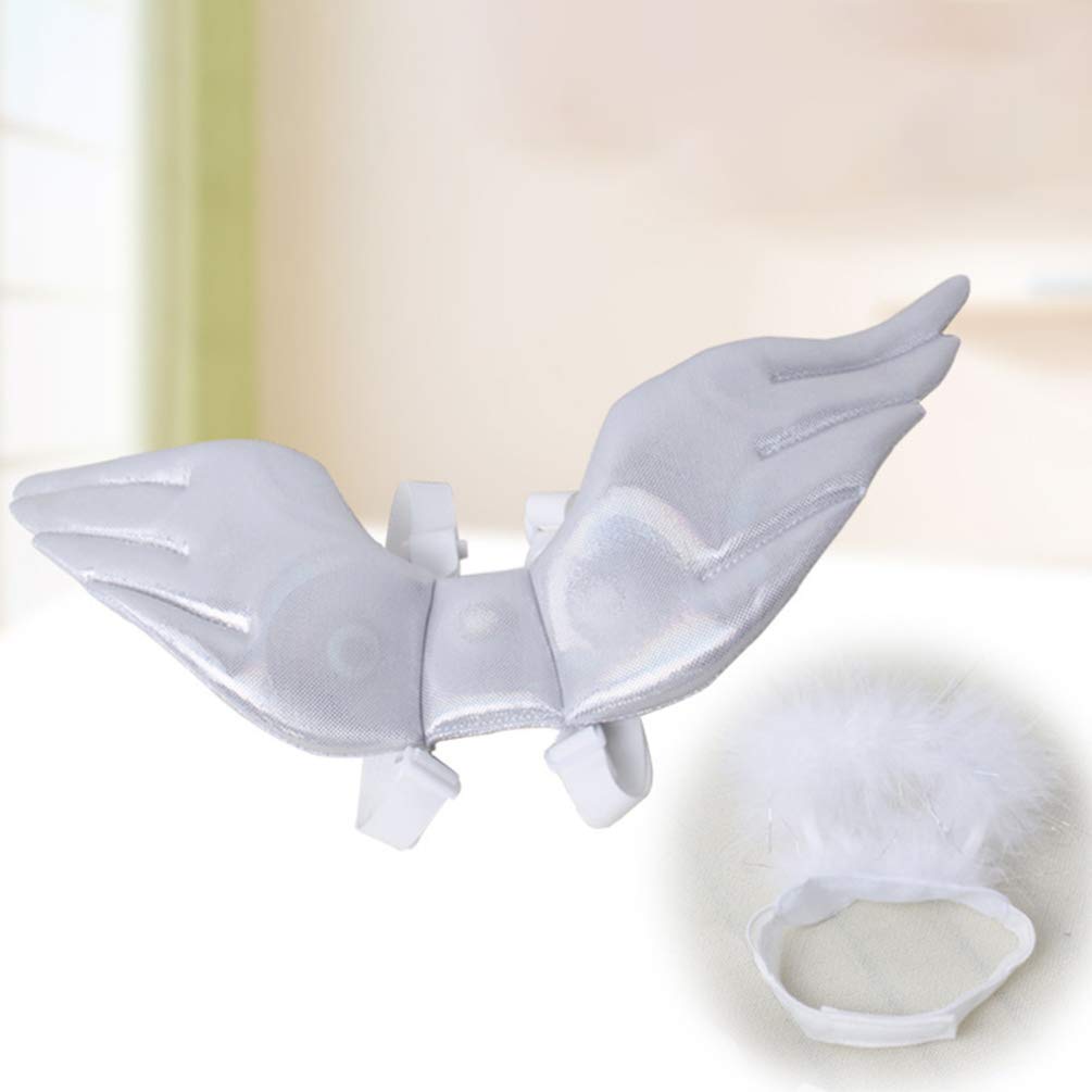 Balacoo Pet Angel Wings Costume for Cats & Dogs - Christmas Cosplay Dress