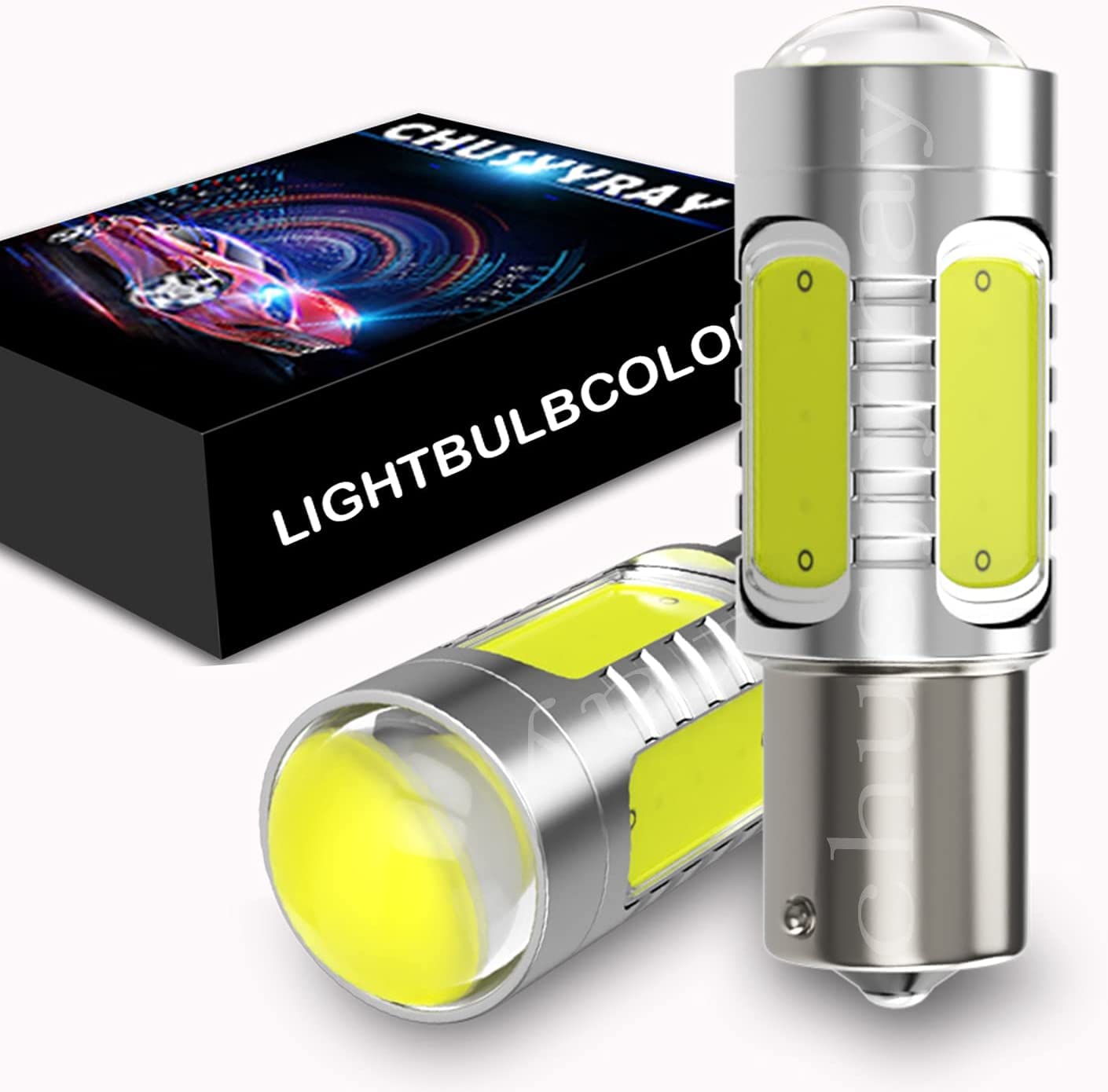 CHUSYYRAY LED Light Bulbs 6000K Super Bright - Compatible with John Deere X300R X324 X330 X340 X350 X350R X354 X360 - Plug & Play Pack of 2 - Perfect for Tractor, Mower & Outdoor Equipment Lighting