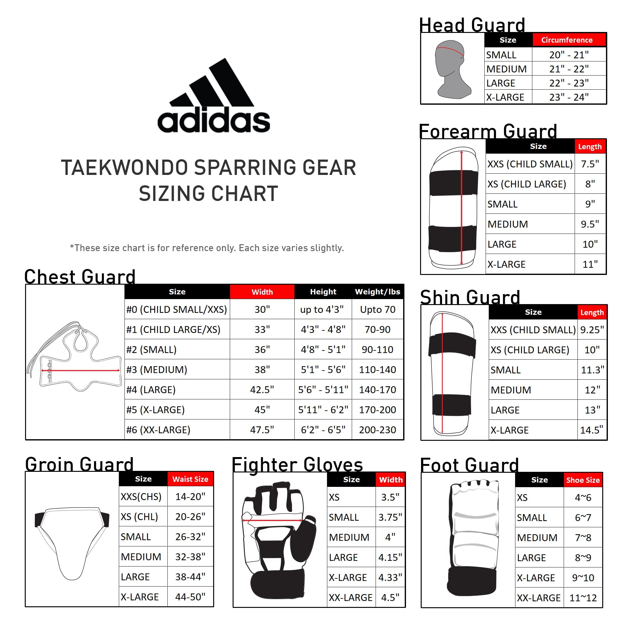 Adidas Taekwondo Custom Ultimate Sparring Gear Set - White | Premium Martial Arts Equipment with Optional Accessories | Perfect for Training, Competitions & Self-Defense