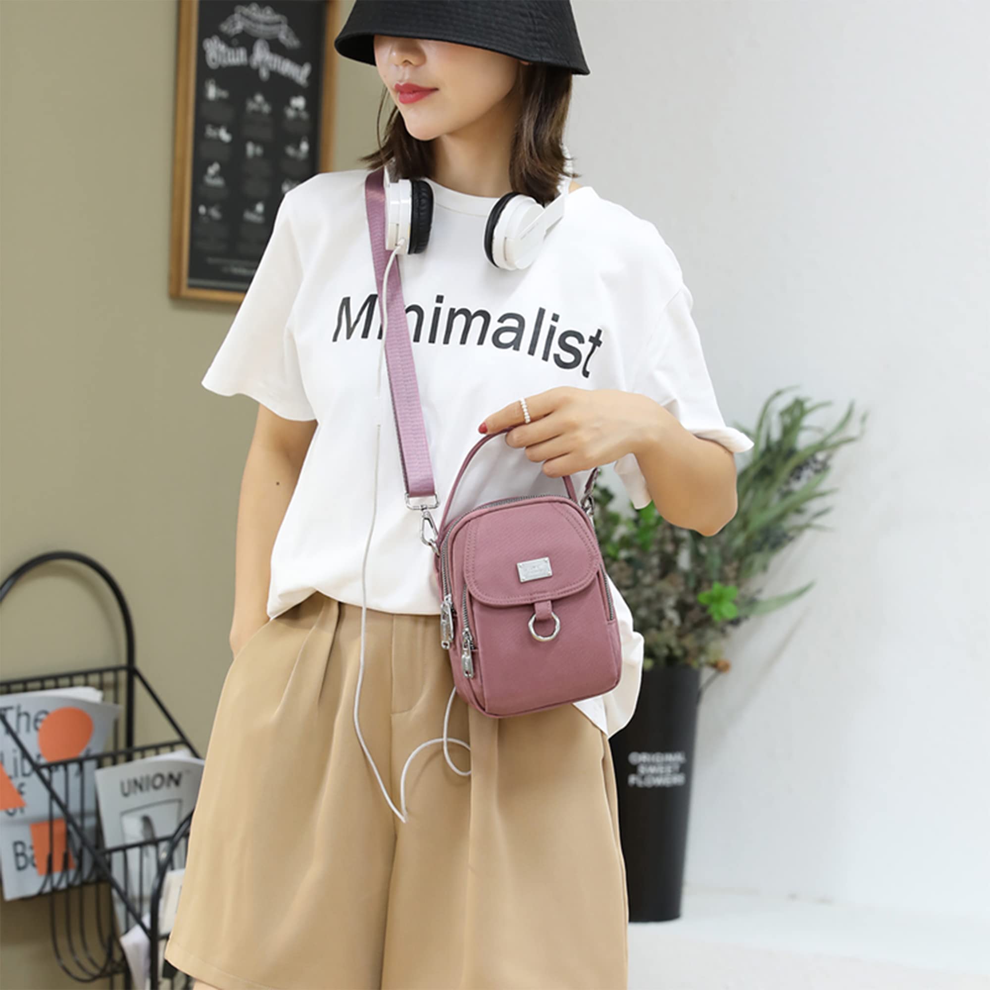 Cute Mini Crossbody Bag for Women - Lightweight Small Travel Purse, Aesthetic Shoulder Bag - Perfect for Daily Use, Shopping & Travel Accessories