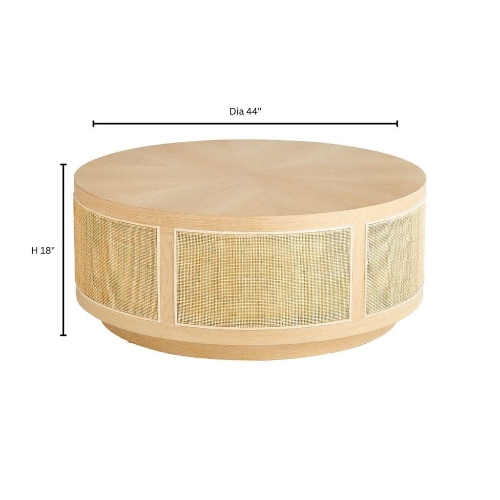 Cyan Design 11576 Lamu Natural Wood Coffee Table - Modern Living Room Furniture for Home Decor & Relaxation